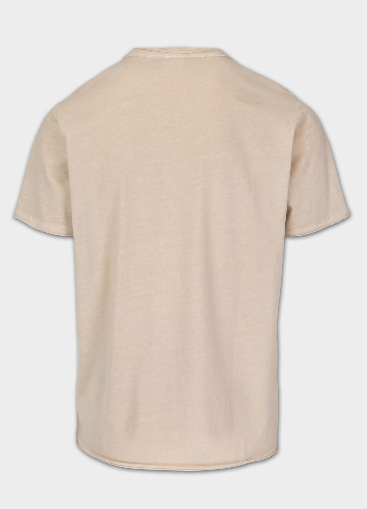 Men&#39;s T-Shirt Denim Washed Raw OPEN BEACH - Light sand