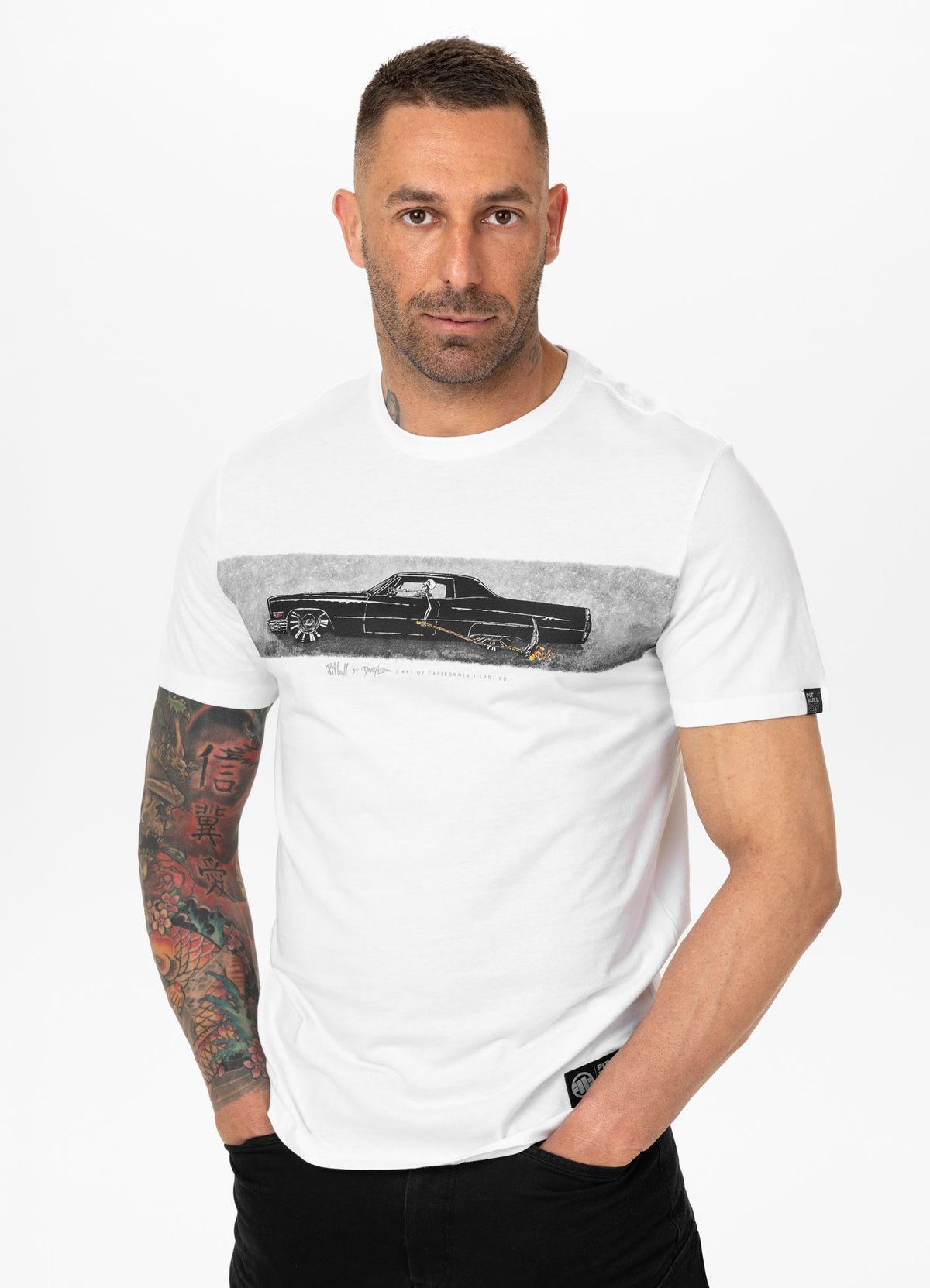 Men&#39;s T-Shirt DEVIL&#39;S DEVILLE - White