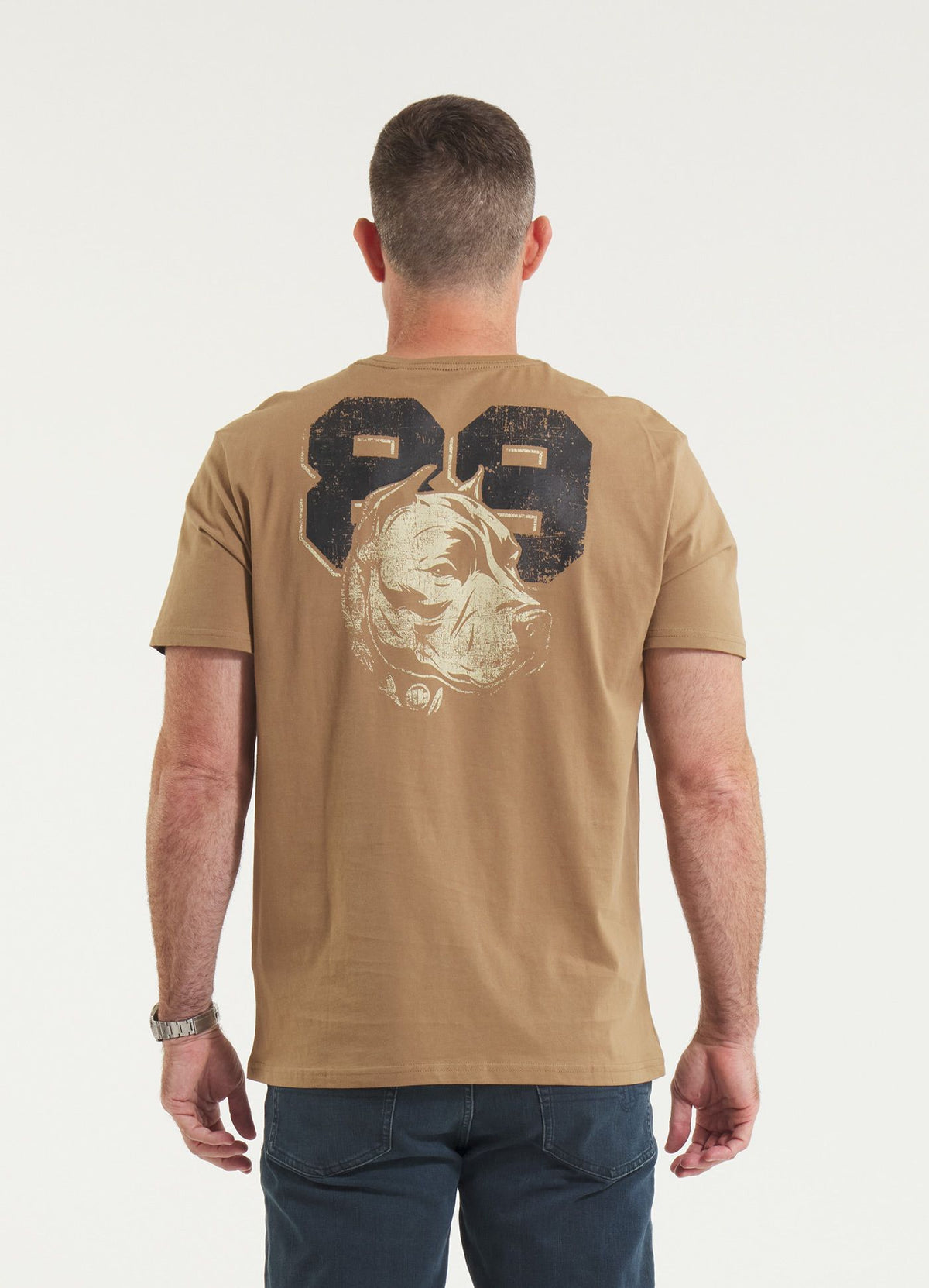 Men&#39;s T-Shirt DOG 89 - Coyote brown