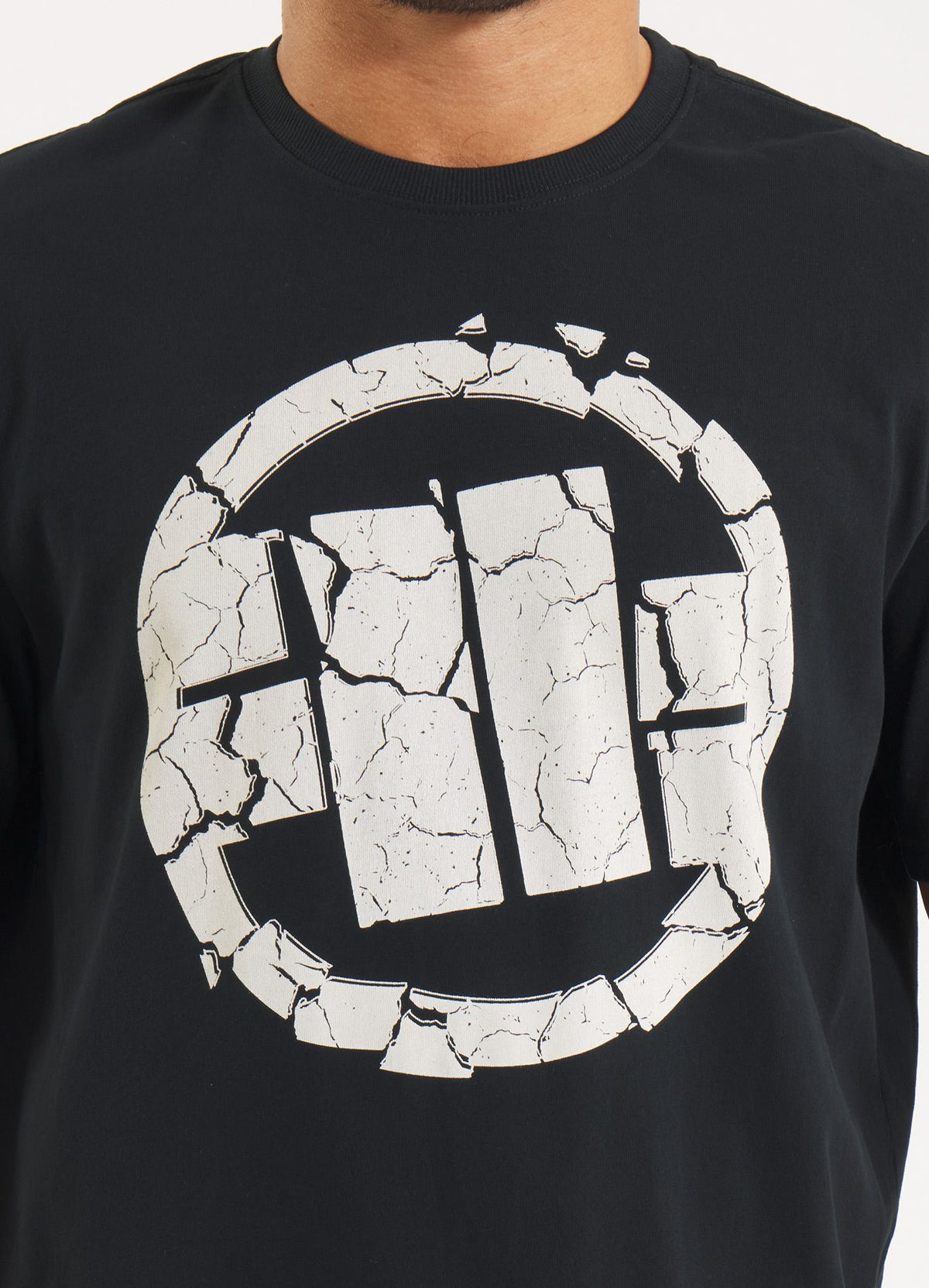 Men's T-Shirt Garment Washed SCRATCH - Black