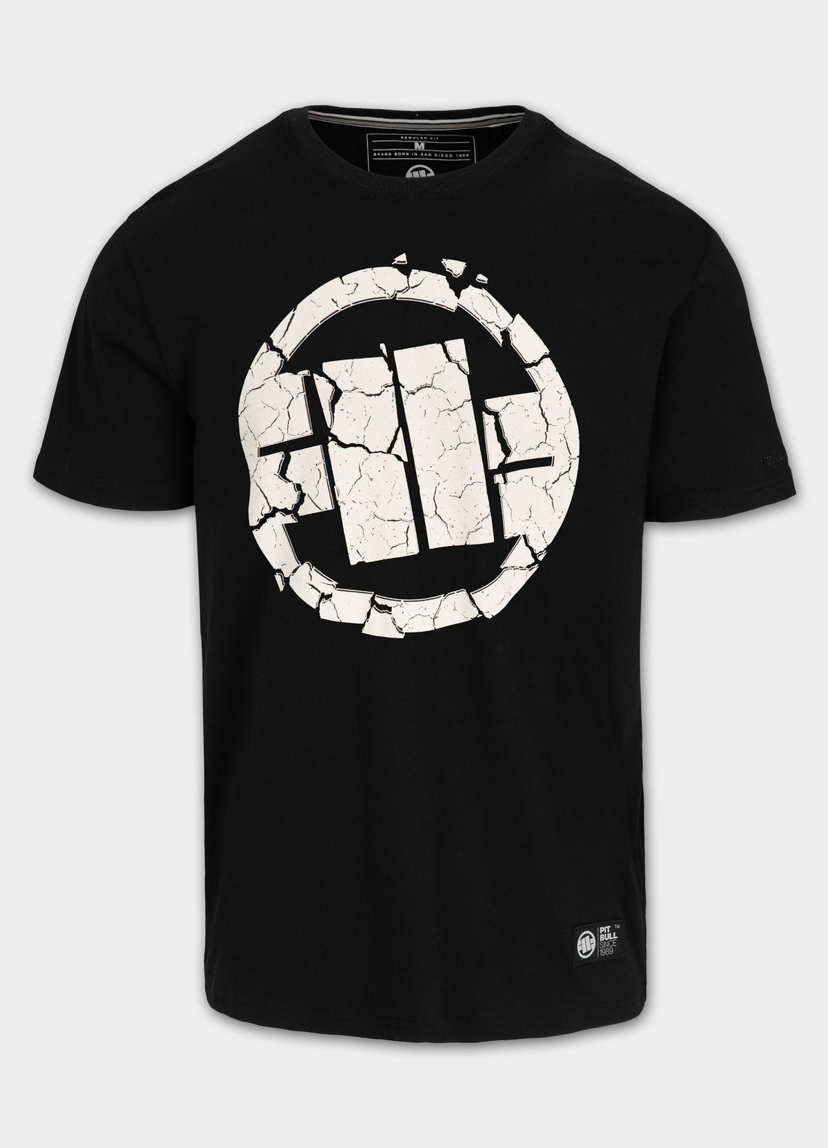 Men's T-Shirt Garment Washed SCRATCH - Black