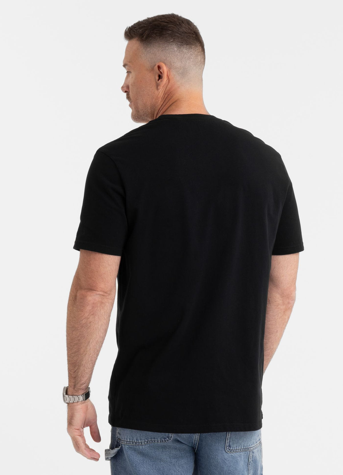 Men's T-Shirt Garment Washed SCRATCH - Black