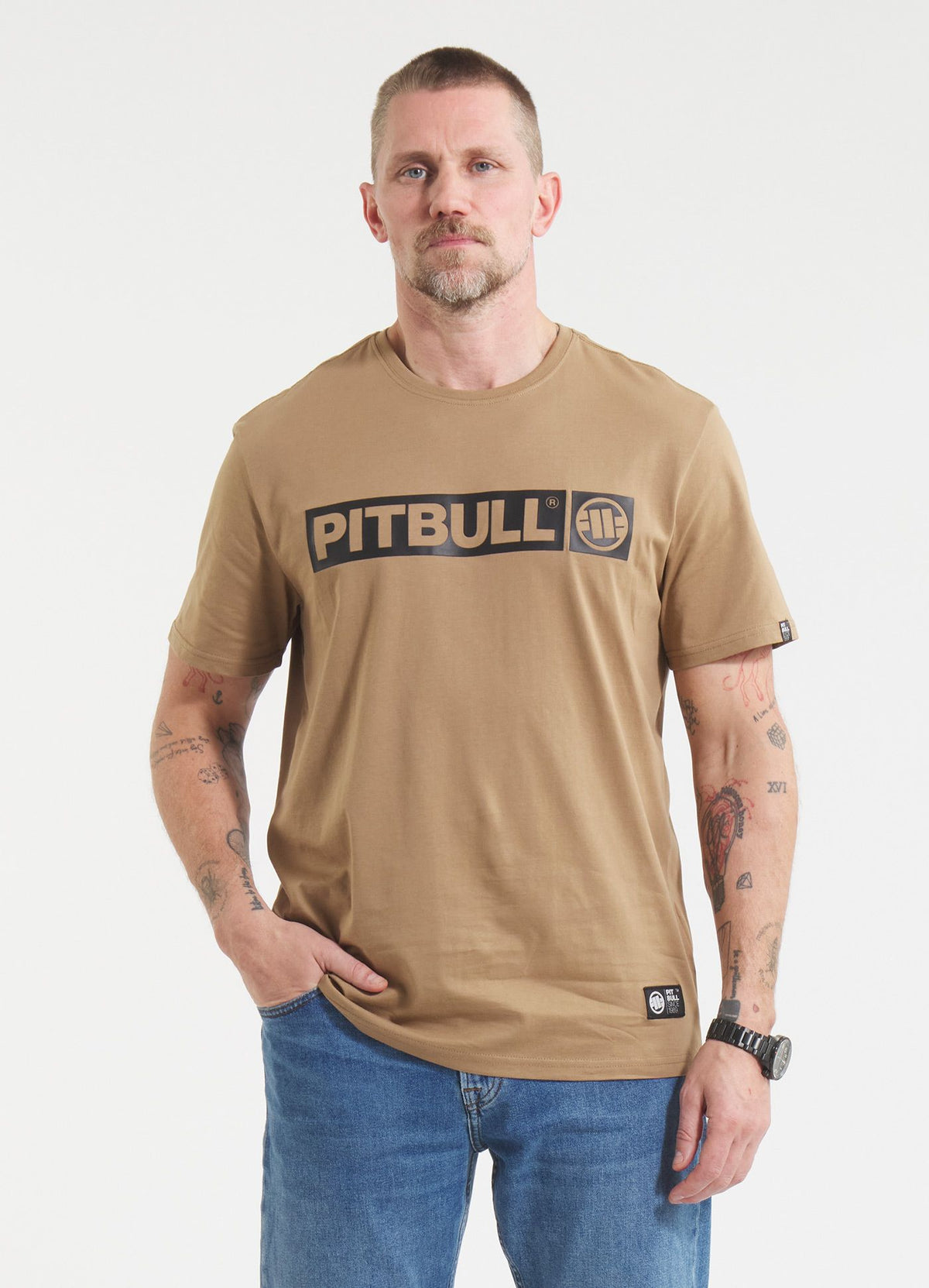 Men's T-Shirt HILLTOP - Coyote brown