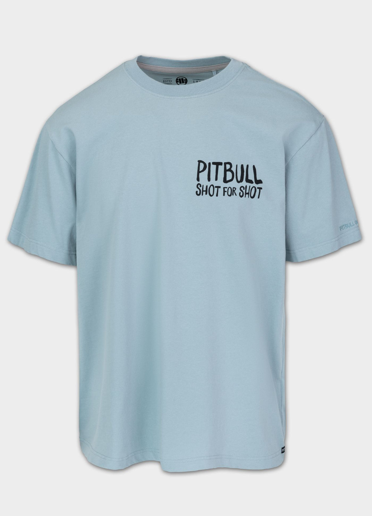Men&#39;s T-Shirt Loose Fit SHOT FOR SHOT - Light blue