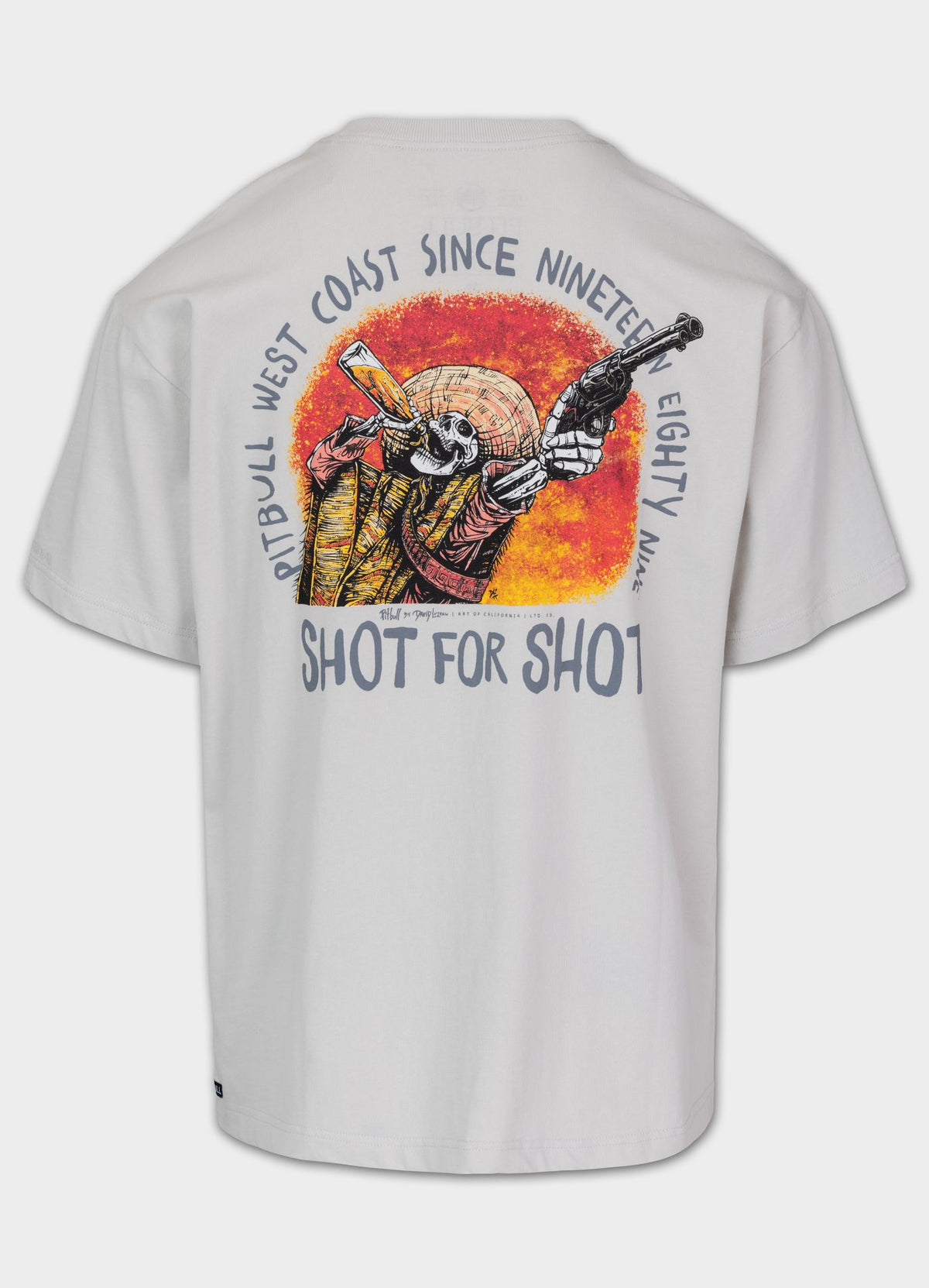Men&#39;s T-Shirt Loose Fit SHOT FOR SHOT - Whitey blue