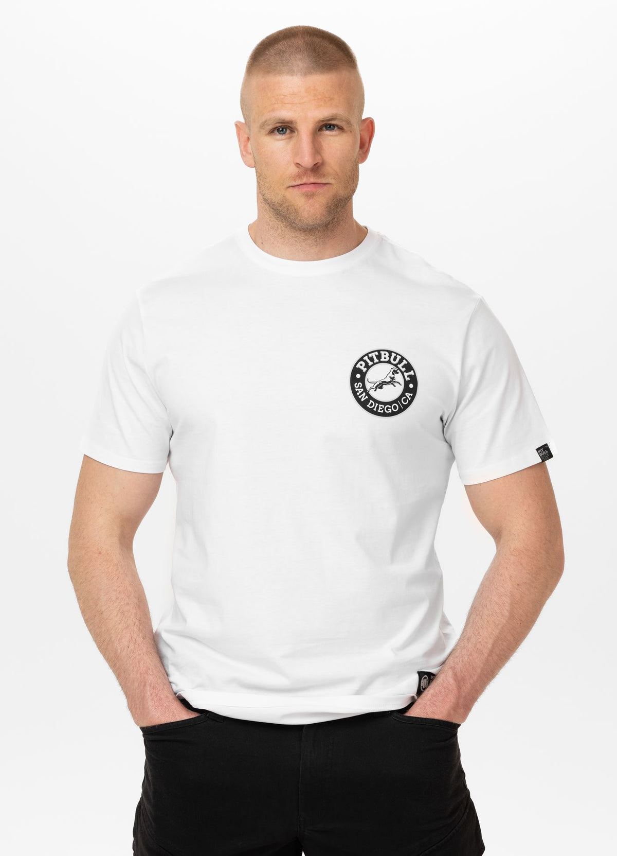 Men&#39;s T-Shirt SAN DIEGO CA BLACK - White
