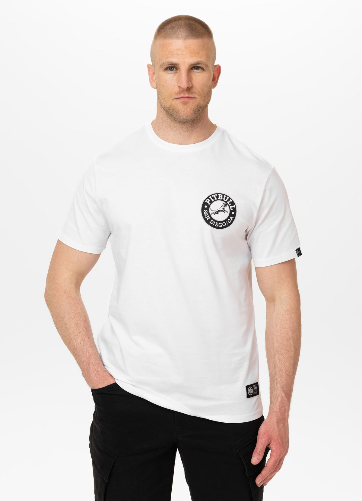 Men&#39;s T-Shirt SAN DIEGO CA BLACK - White
