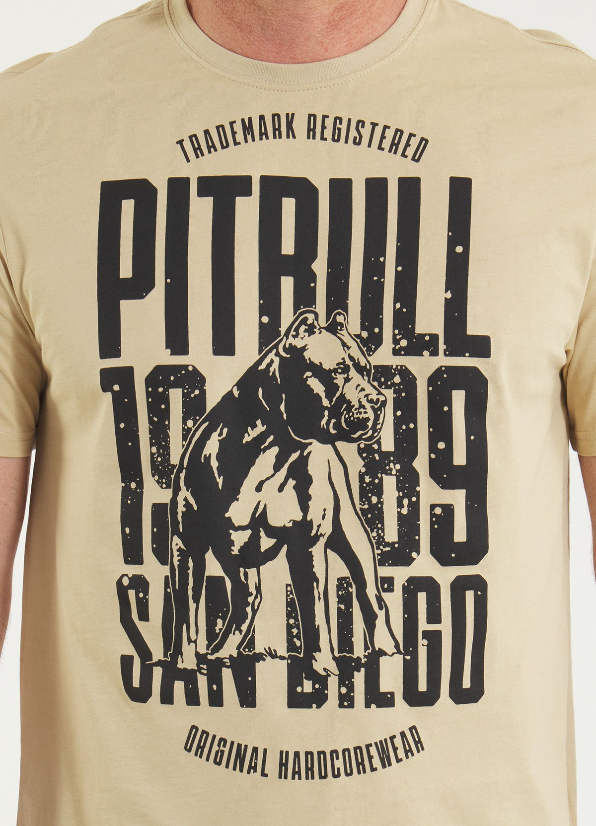 Men&#39;s T-Shirt SAN DIEGO DOG - Sand