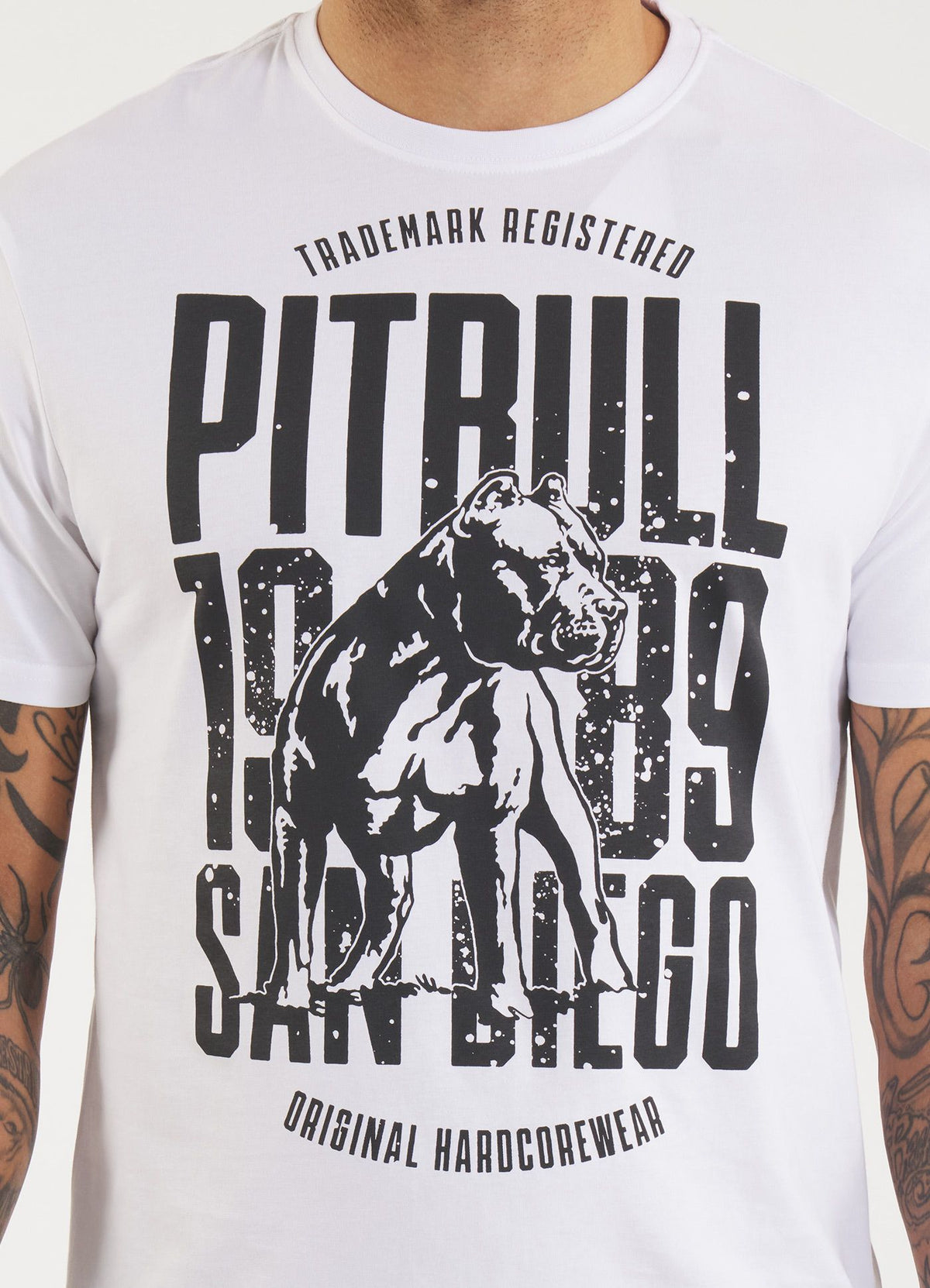 Men&#39;s T-Shirt SAN DIEGO DOG - White