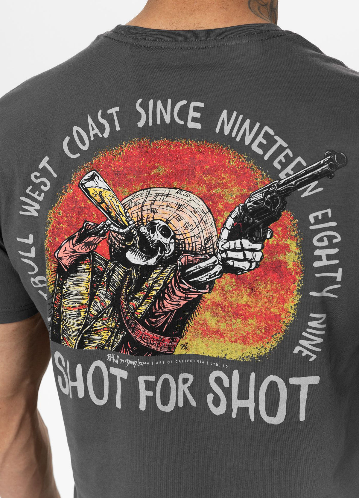 Men&#39;s T-Shirt SHOT FOR SHOT - Graphite