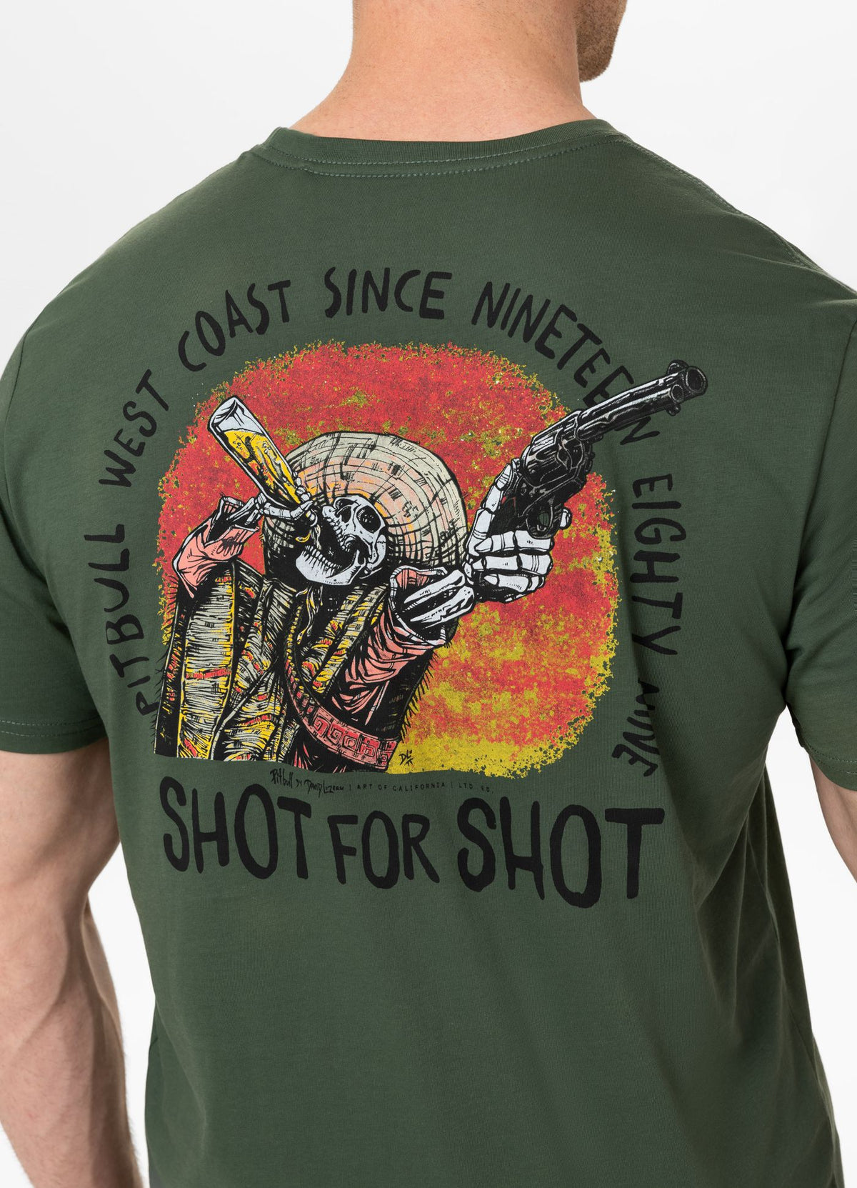 Men&#39;s T-Shirt SHOT FOR SHOT - Dark green