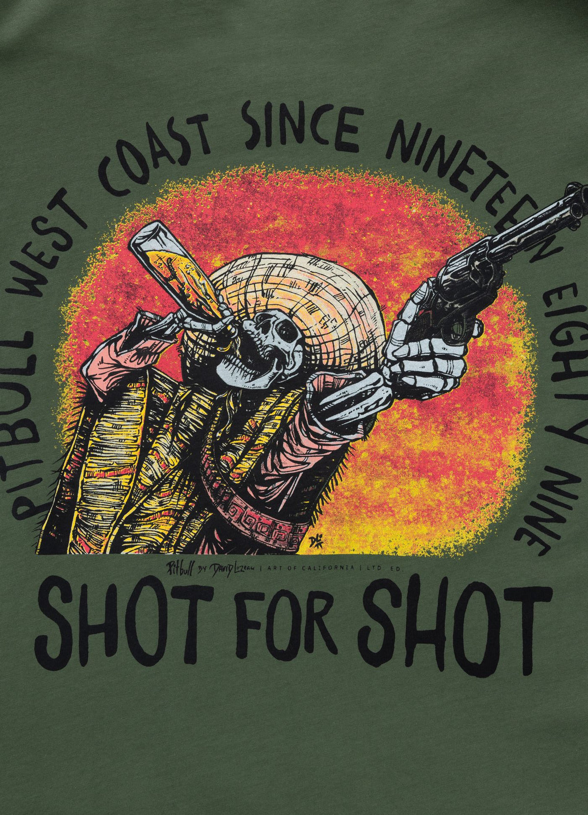 Men&#39;s T-Shirt SHOT FOR SHOT - Dark green