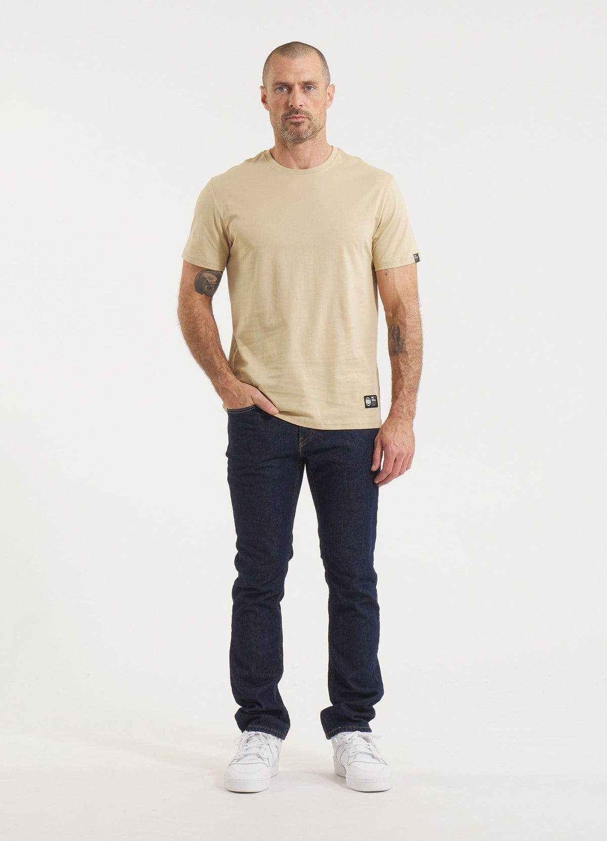 Men&#39;s T-Shirt Slim Fit NO LOGO - Sand