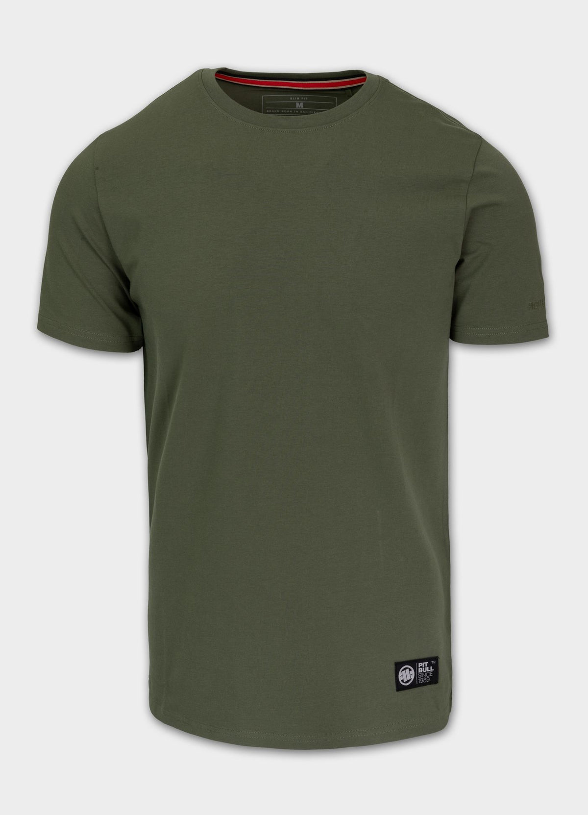 Men&#39;s T-Shirt Slim Fit NO LOGO - Olive