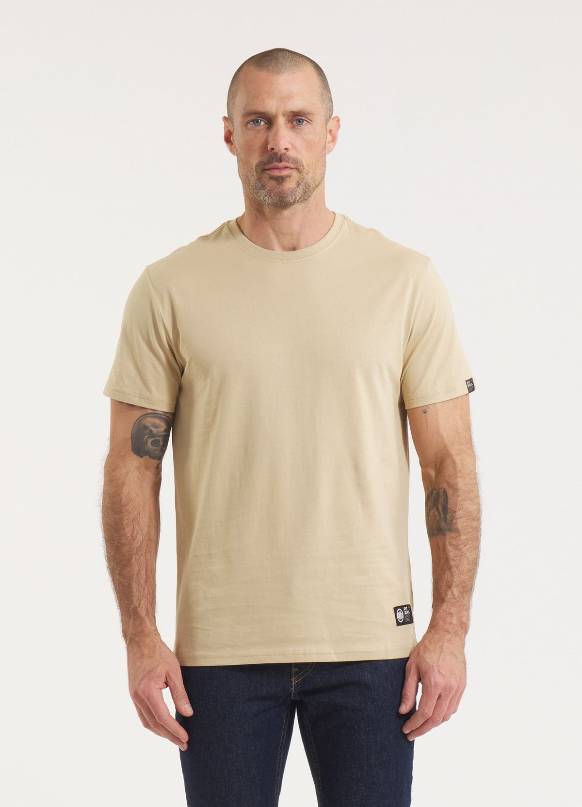 Men&#39;s T-Shirt Slim Fit NO LOGO - Sand