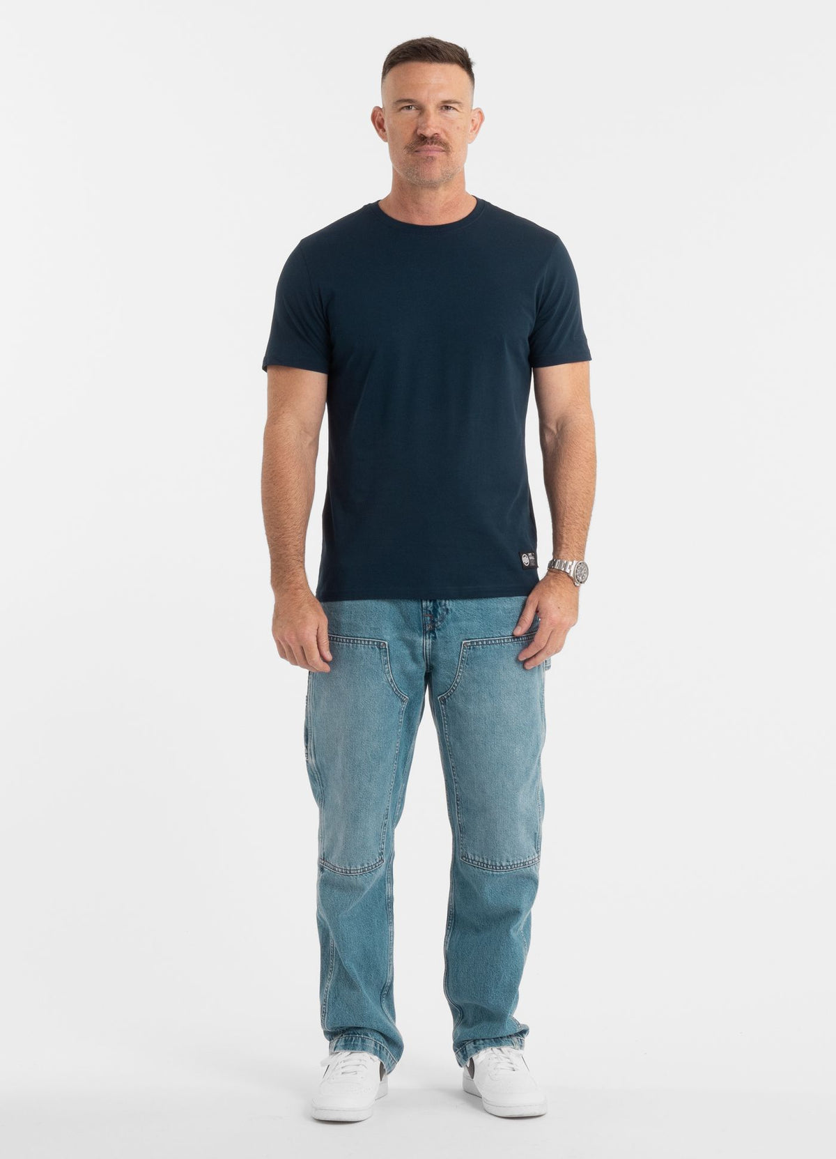 Men's T-Shirt Slim Fit NO LOGO - Navy