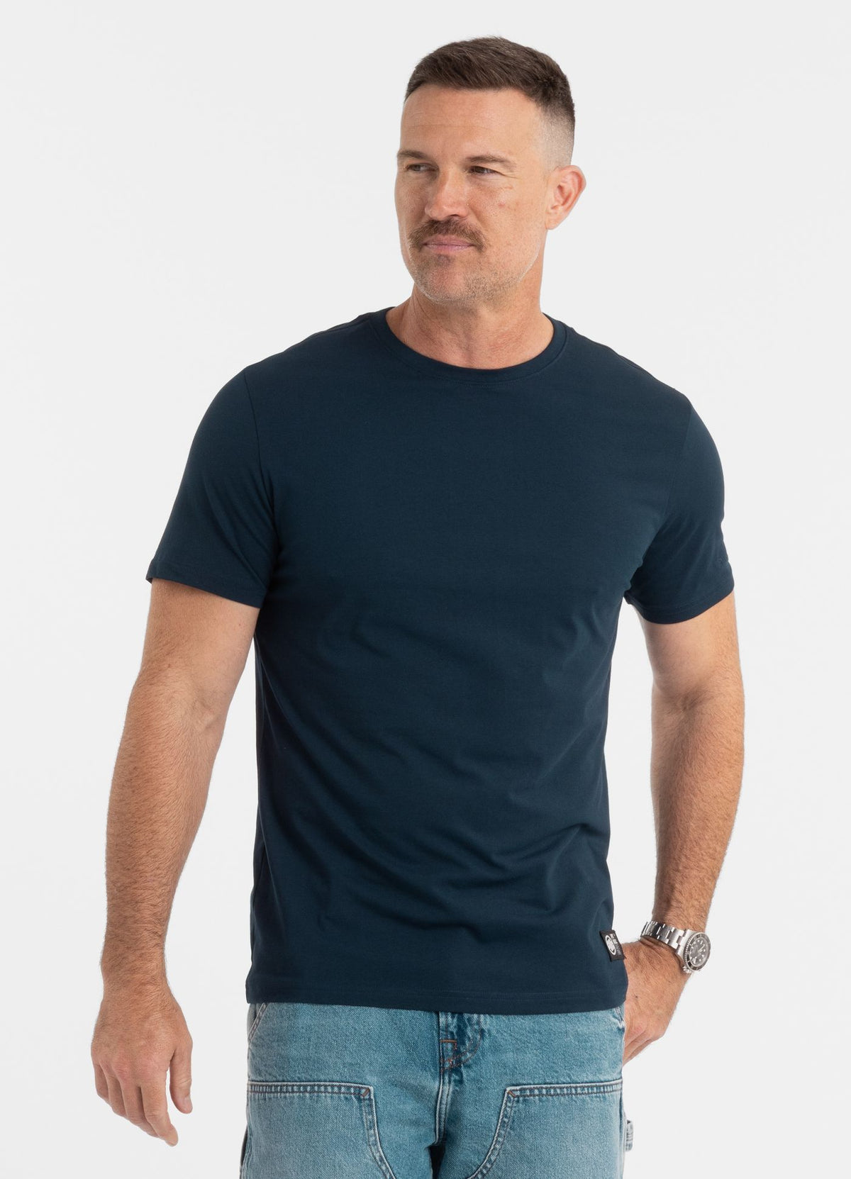 Men's T-Shirt Slim Fit NO LOGO - Navy