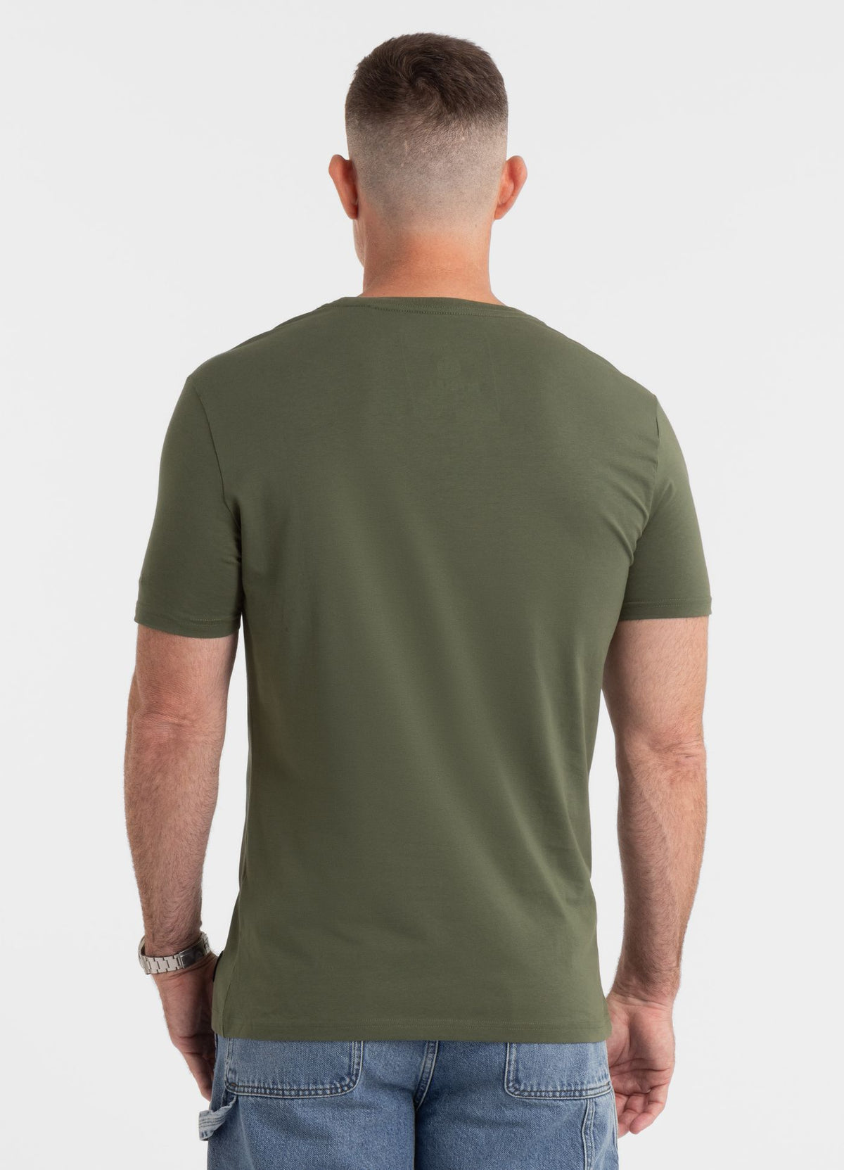 Men&#39;s T-Shirt Slim Fit NO LOGO - Olive