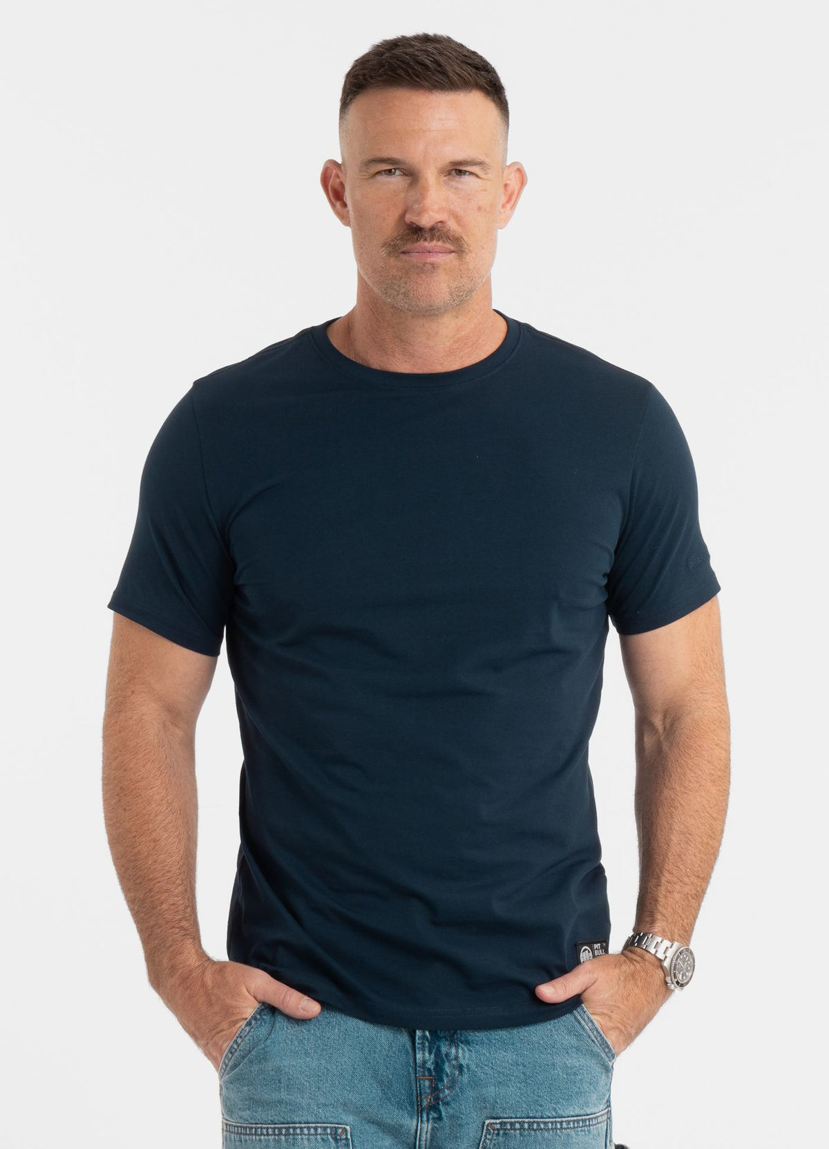 Men's T-Shirt Slim Fit NO LOGO - Navy