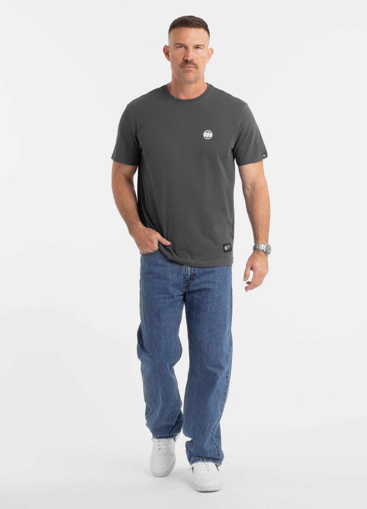 Men&#39;s T-Shirt SMALL LOGO - Graphite