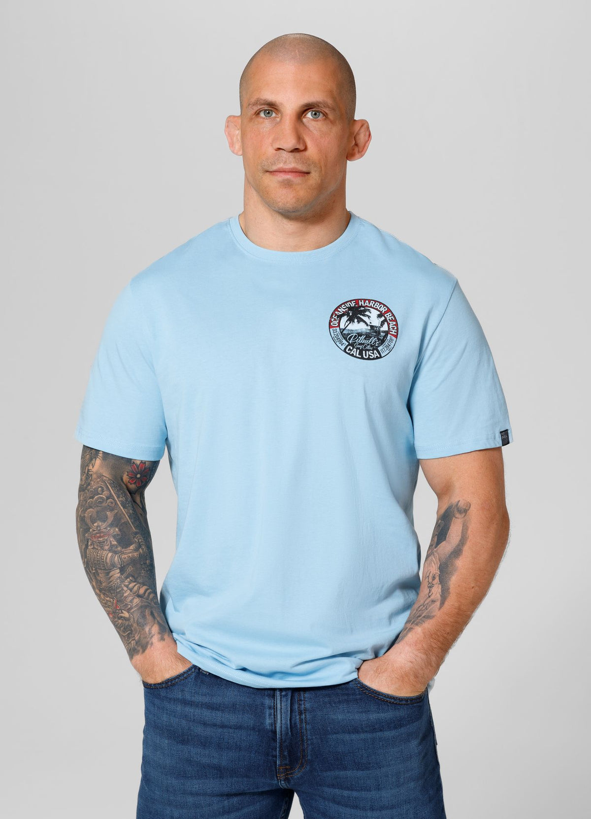 Men&#39;s T-Shirt OCEANSIDE - Light blue