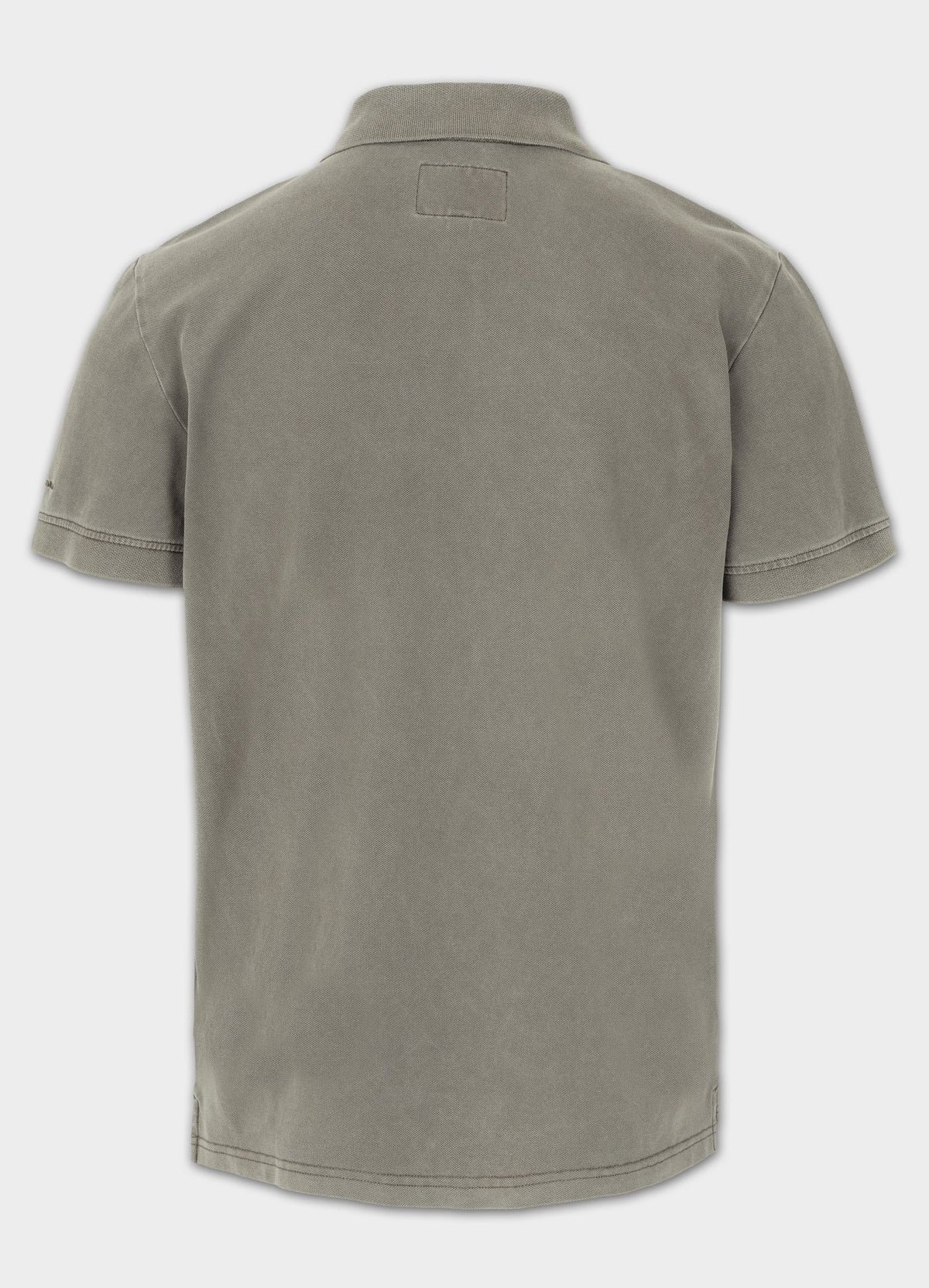 Polo shirt Denim Washed Pique SMALL LOGO - Gray Harbour