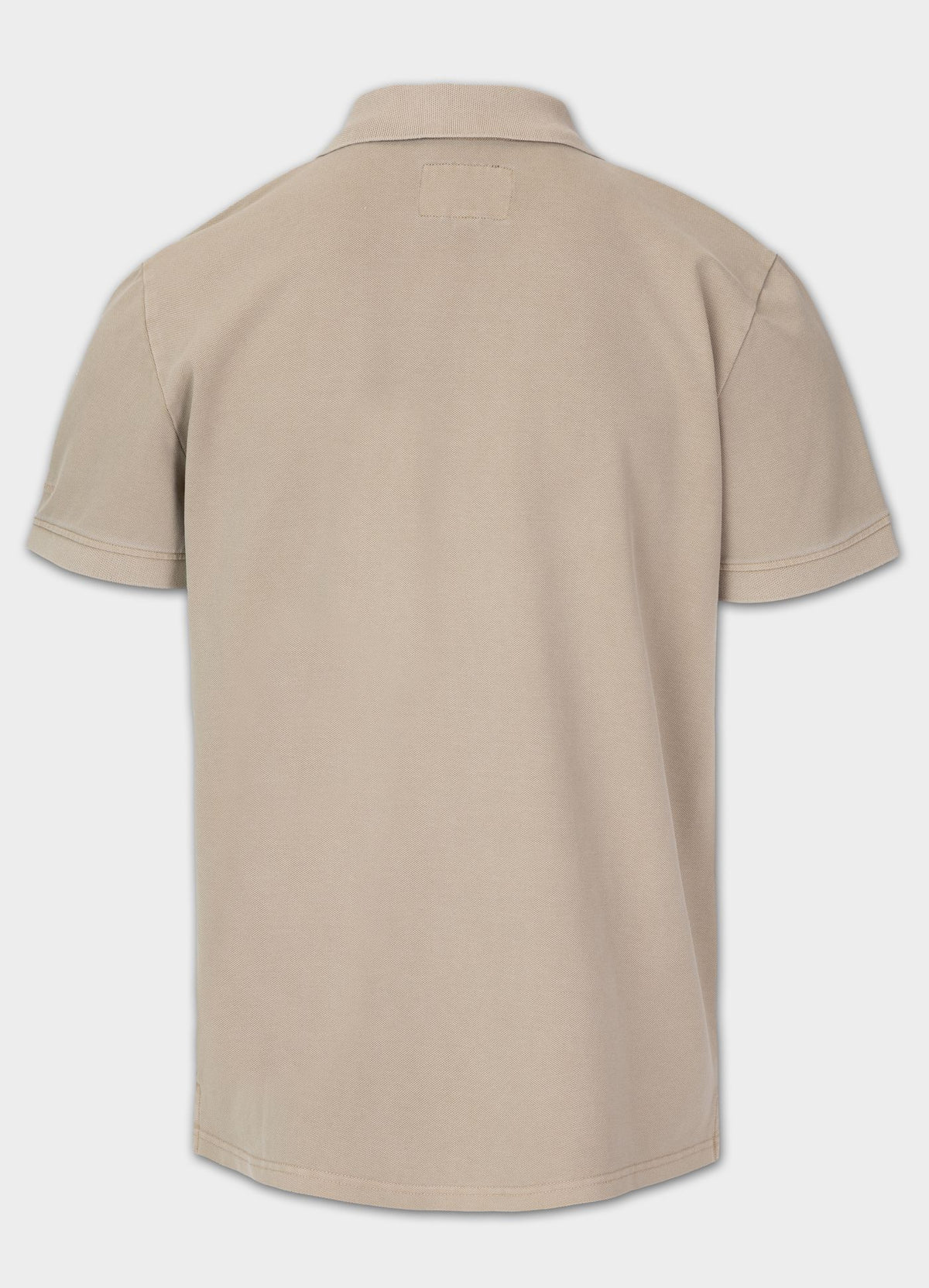 Polo shirt Denim Washed Pique SMALL LOGO - Sand