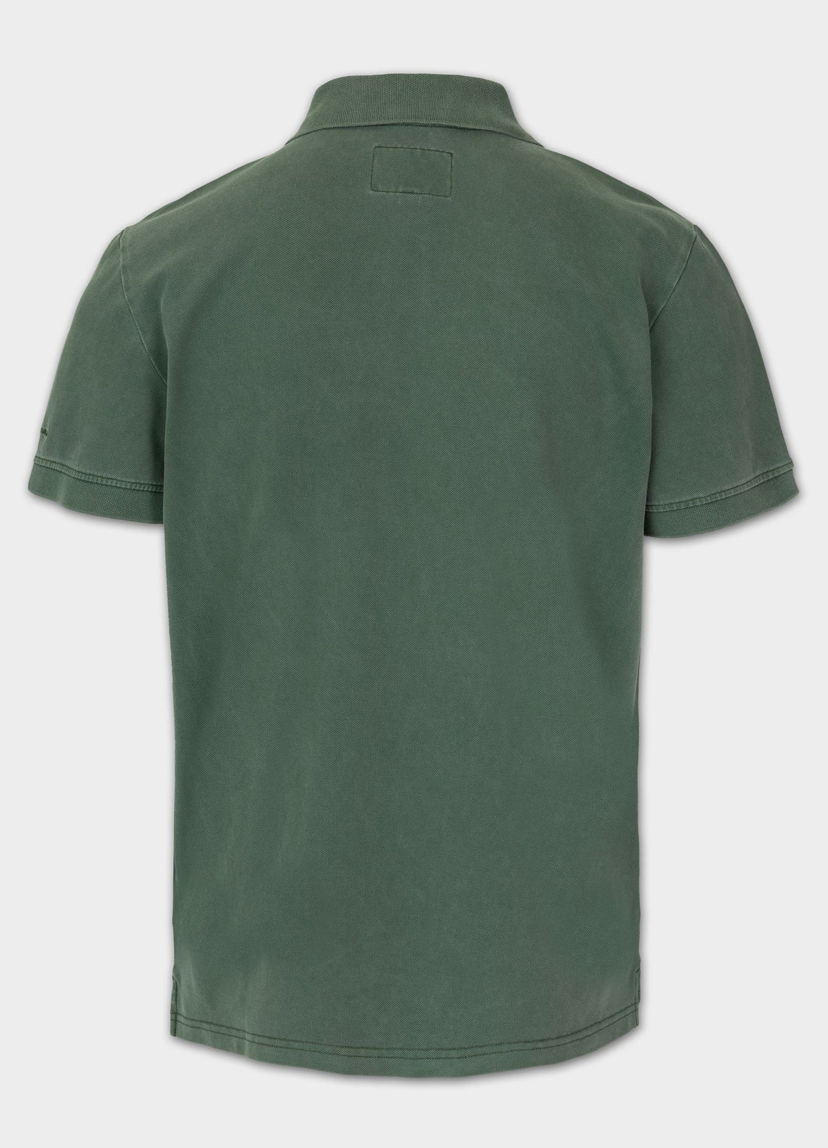 Polo shirt Denim Washed Pique SMALL LOGO - Sage green