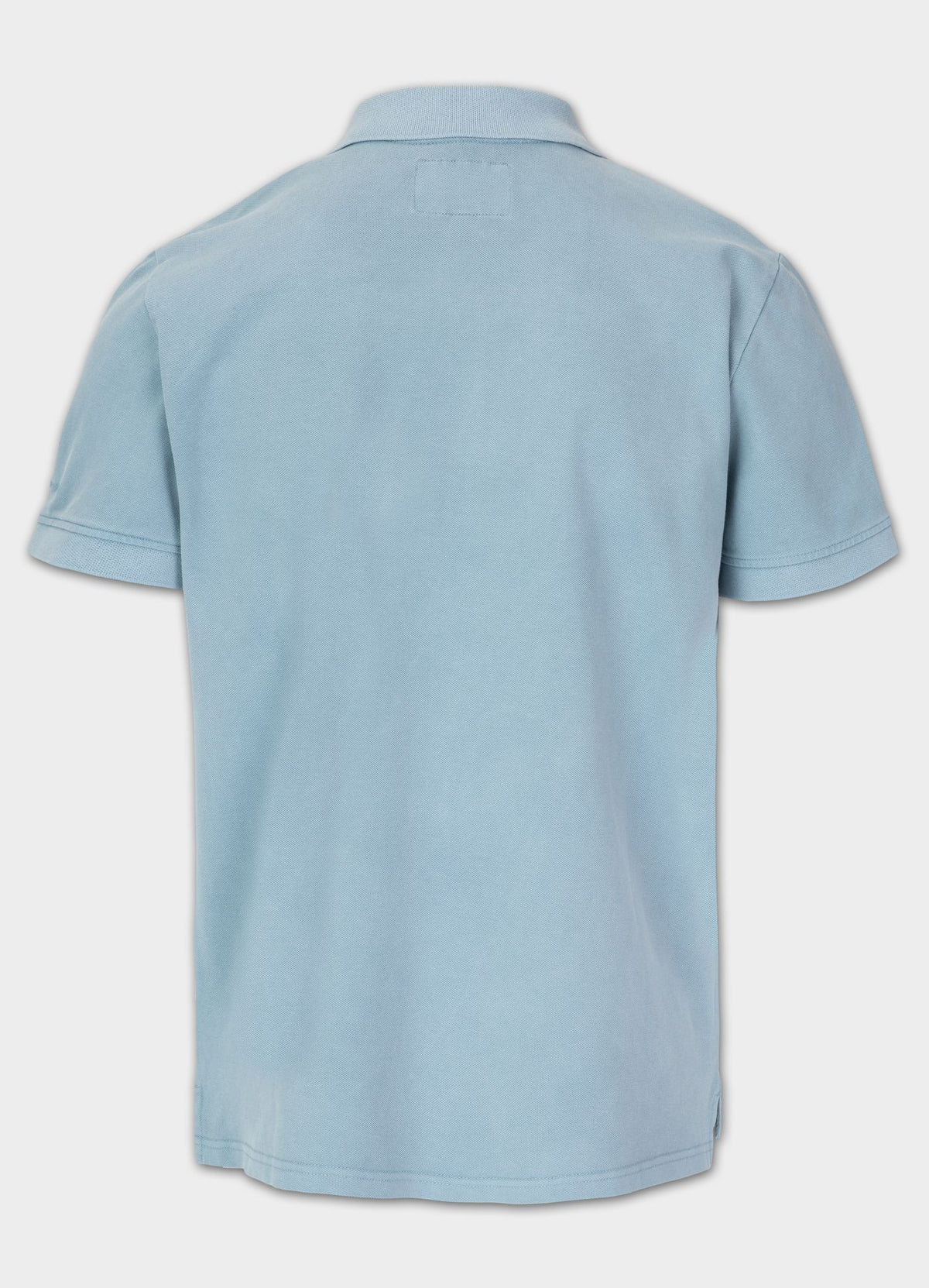 Polo shirt Denim Washed Pique SMALL LOGO - Light blue