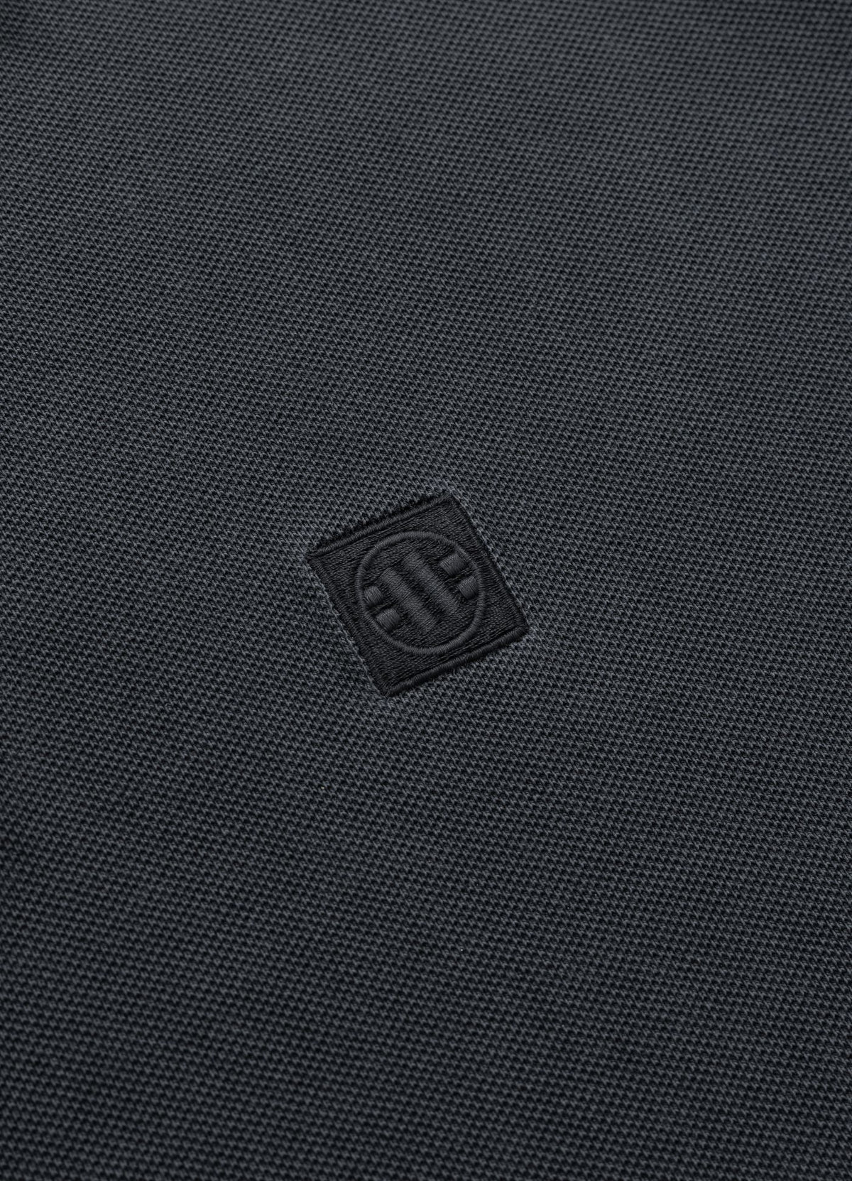 Polo shirt Denim Washed Pique SMALL LOGO - Graphite