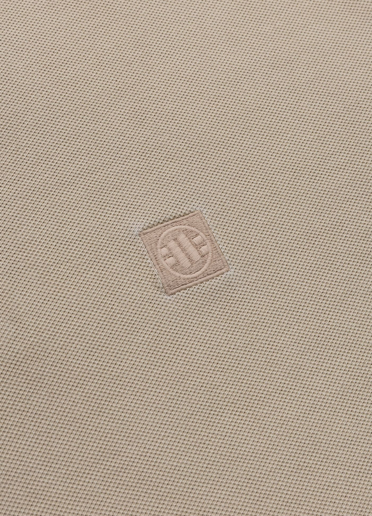 Polo shirt Denim Washed Pique SMALL LOGO - Sand