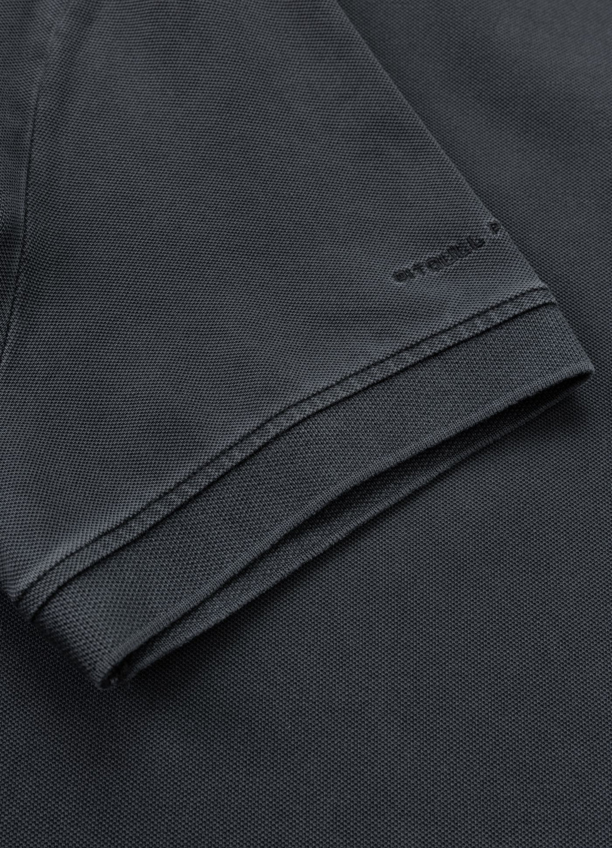 Polo shirt Denim Washed Pique SMALL LOGO - Graphite