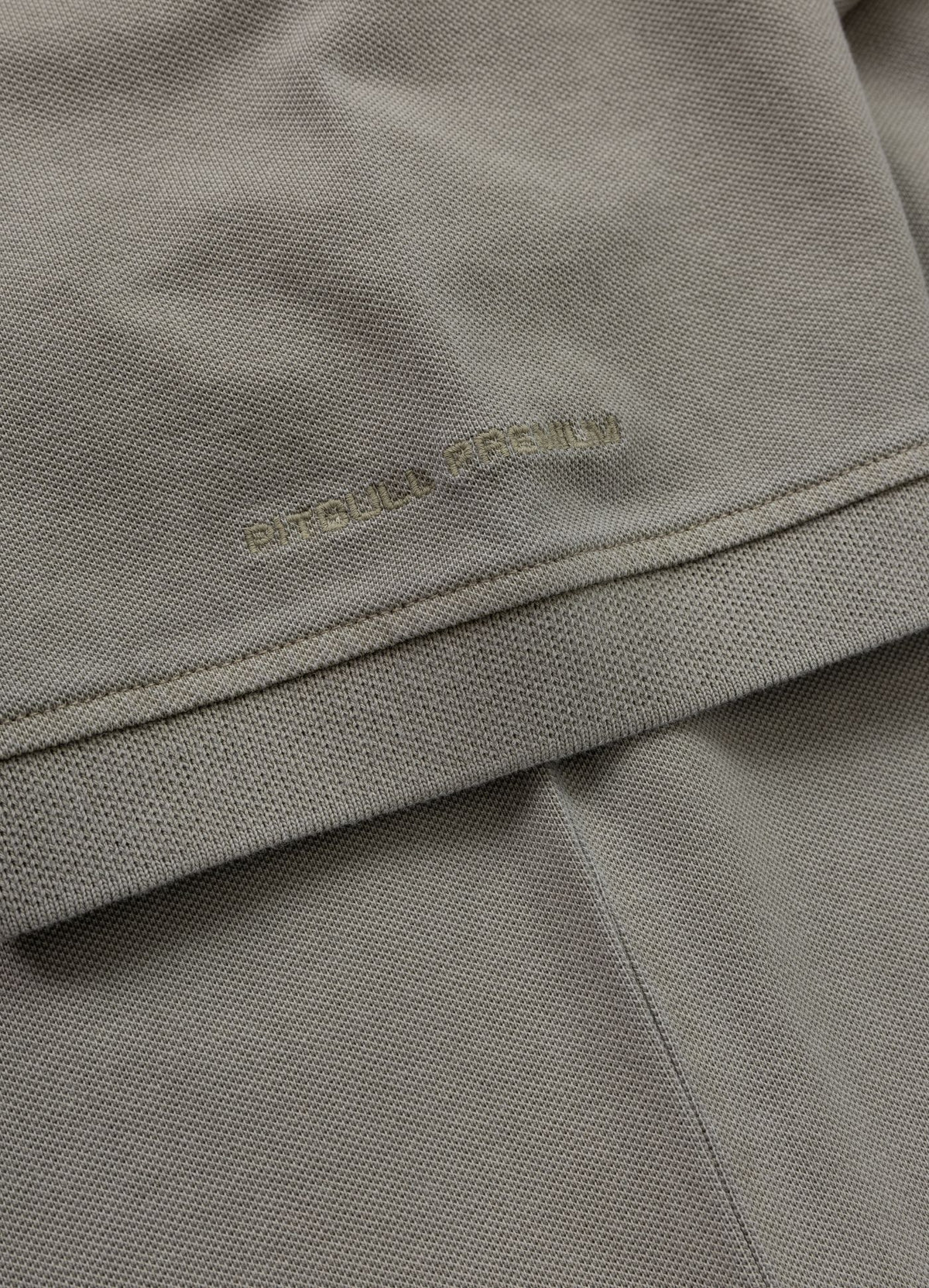 Polo shirt Denim Washed Pique SMALL LOGO - Gray Harbour