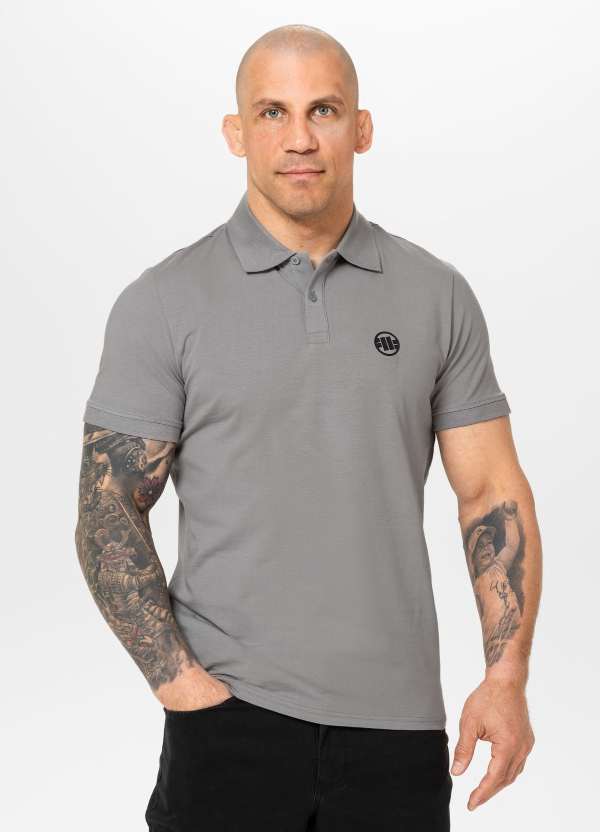 Men's Polo shirt Jersey Slim Fit Small Logo