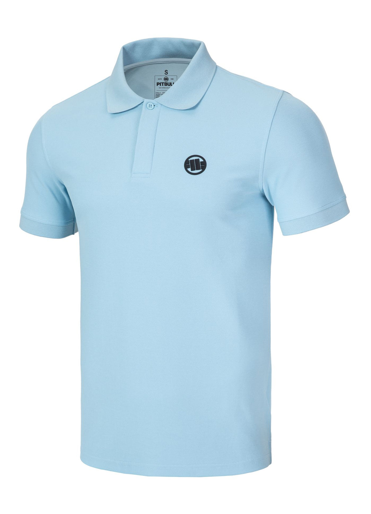 Men's Polo shirt Pique Rockey - Light blue