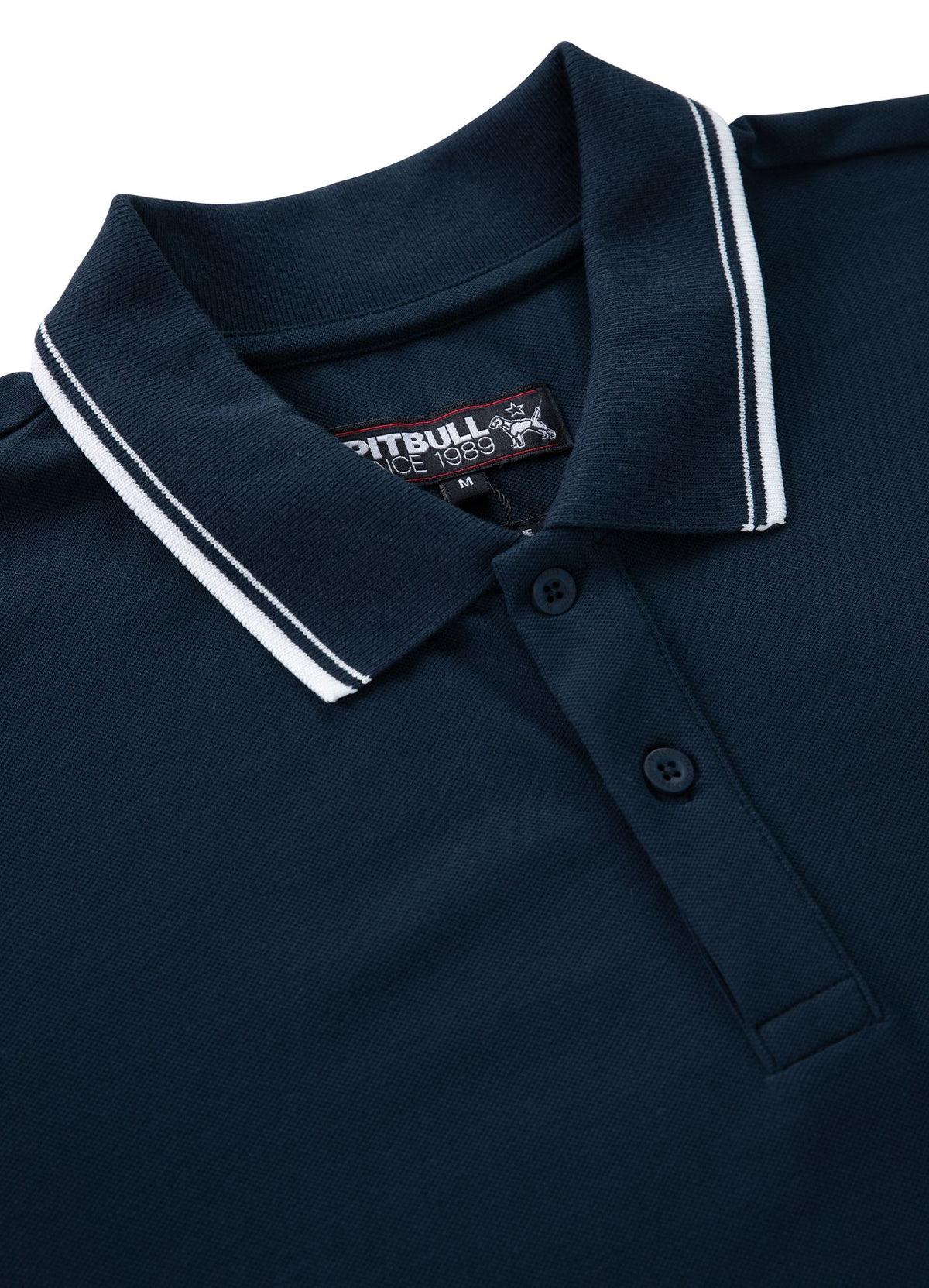 Men's Polo shirt Pique Stripes Regular - Navy