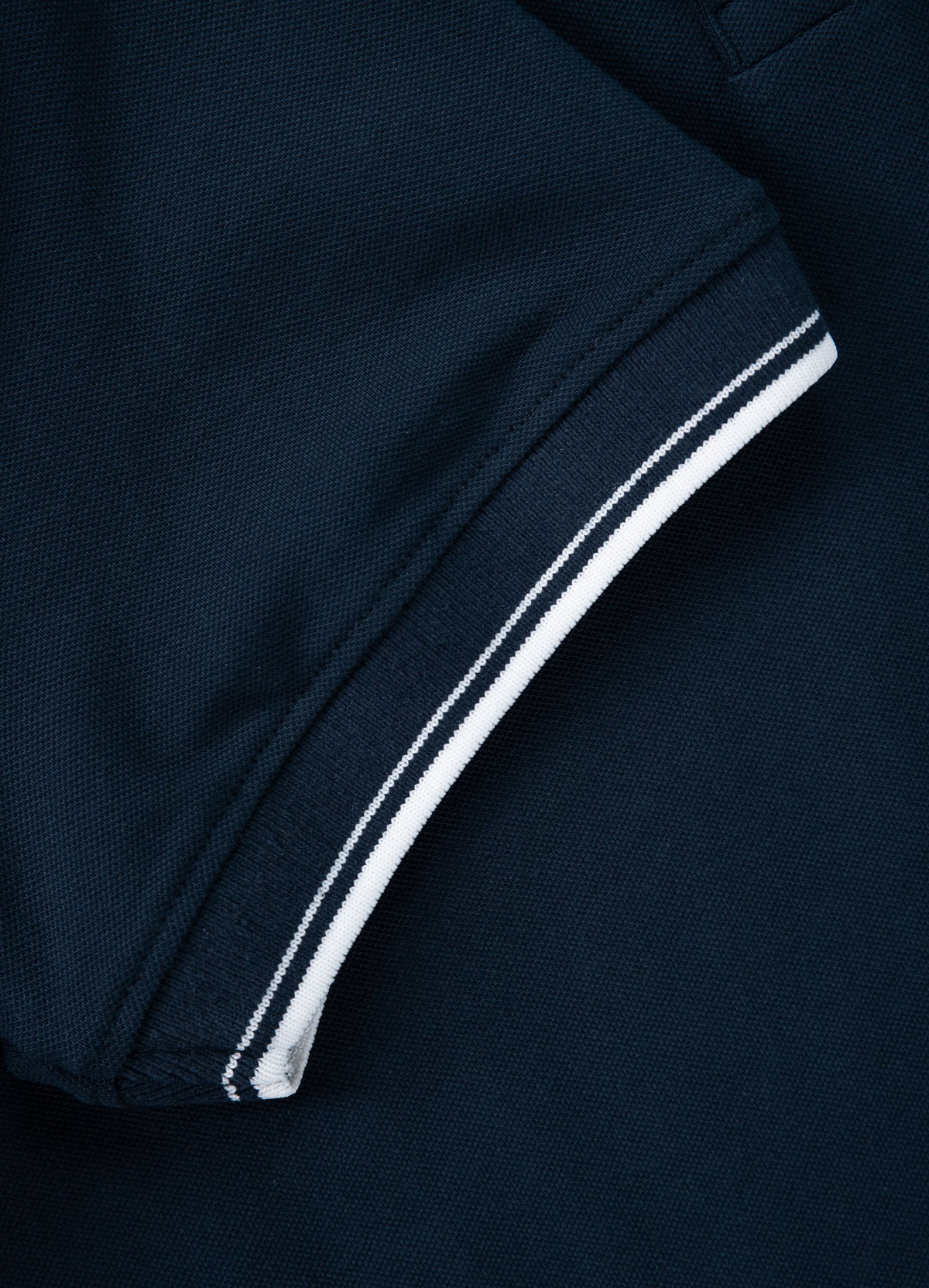 Men's Polo shirt Pique Stripes Regular - Navy