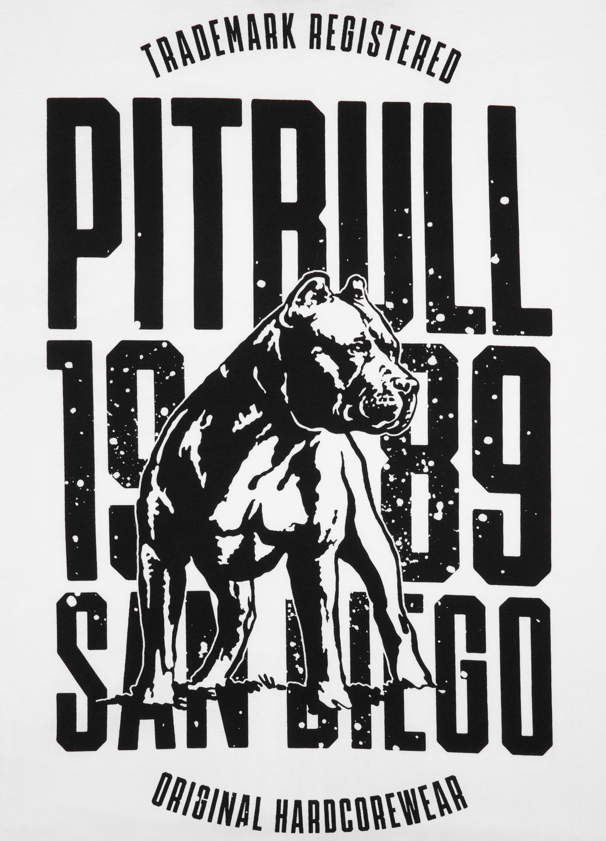 Men&#39;s T-Shirt SAN DIEGO DOG - White