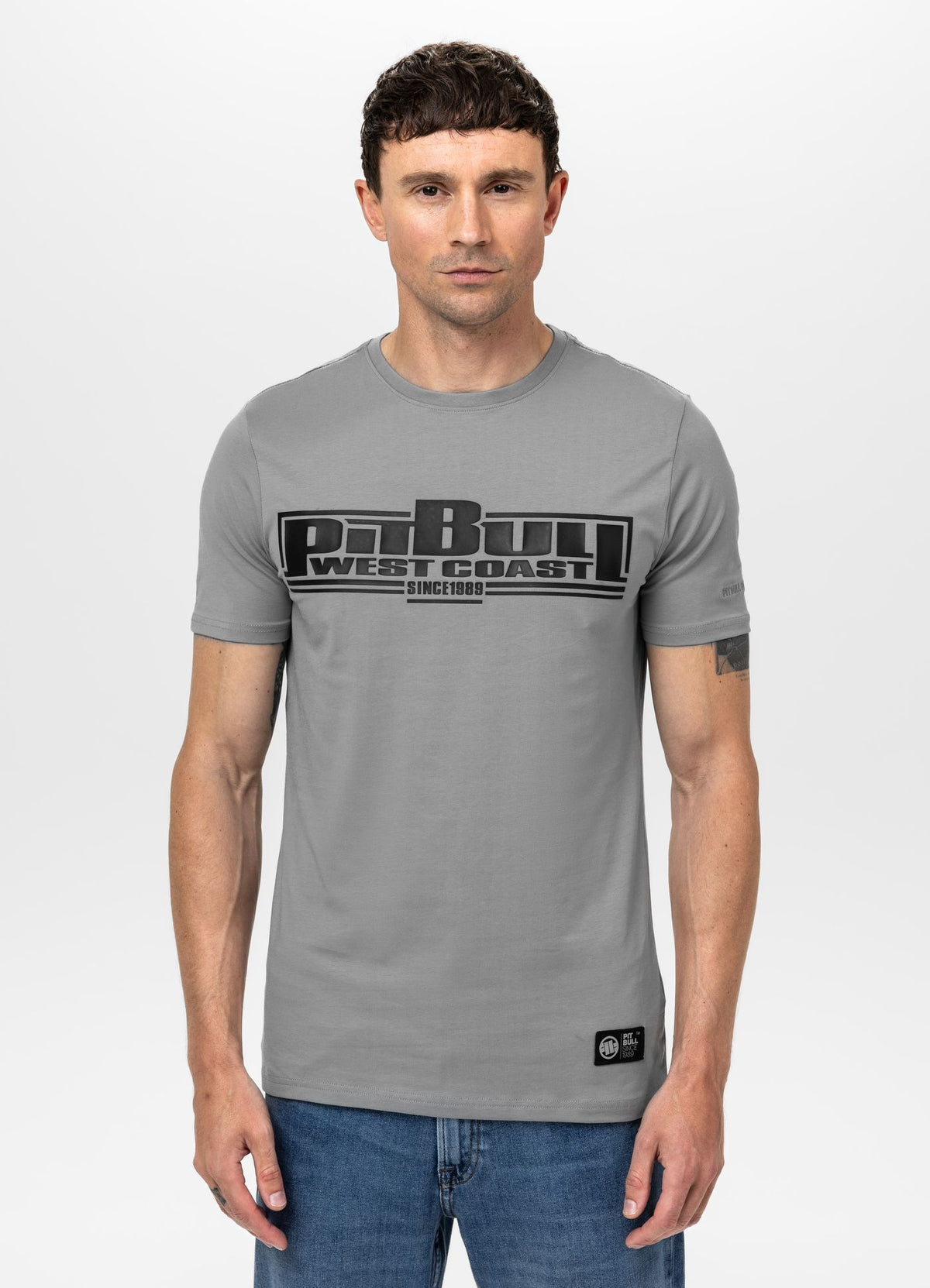 Men&#39;s T-Shirt Slim Fit Classic Boxing - Olive