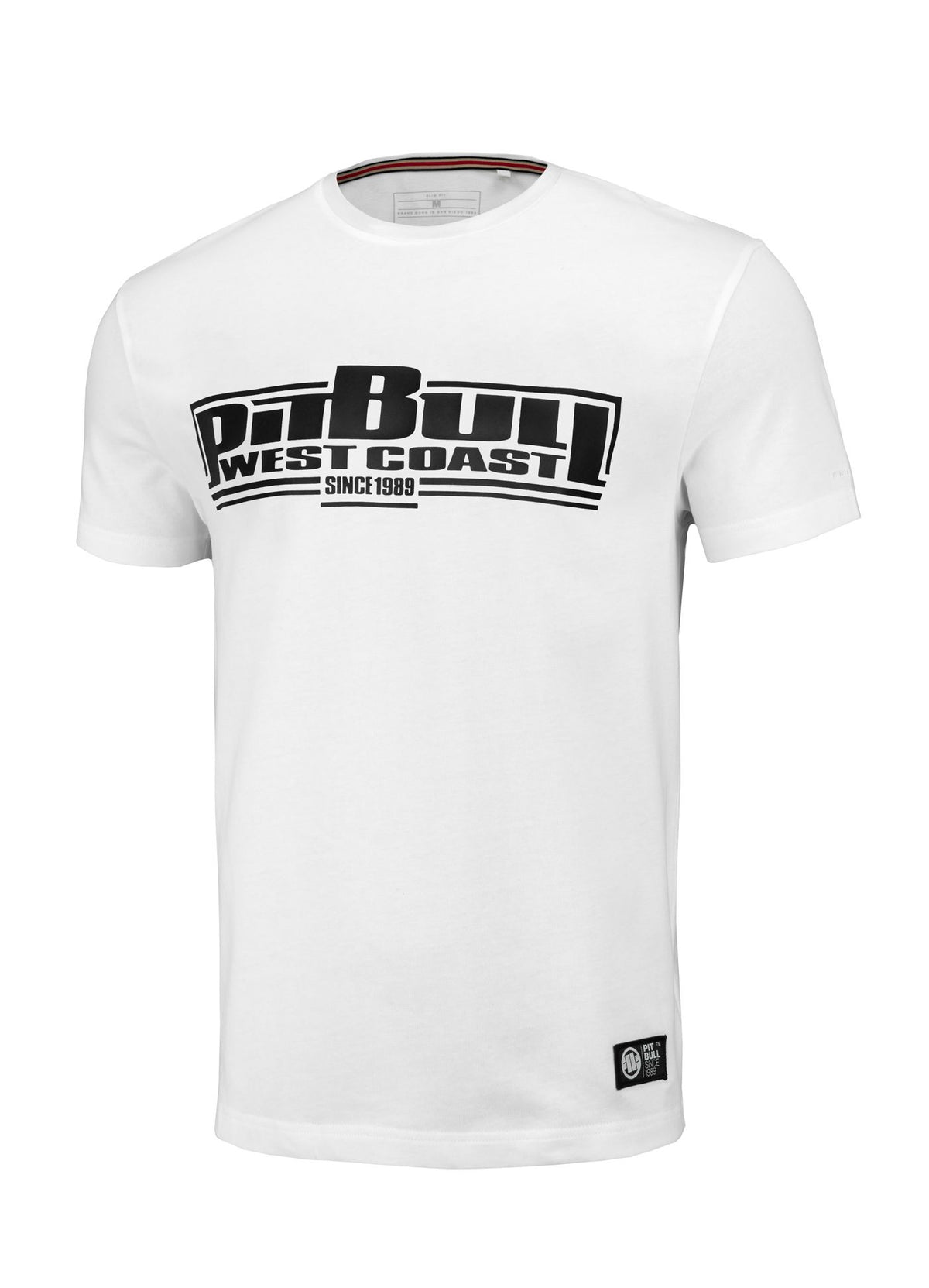 Men&#39;s T-Shirt Slim Fit Classic Boxing - White