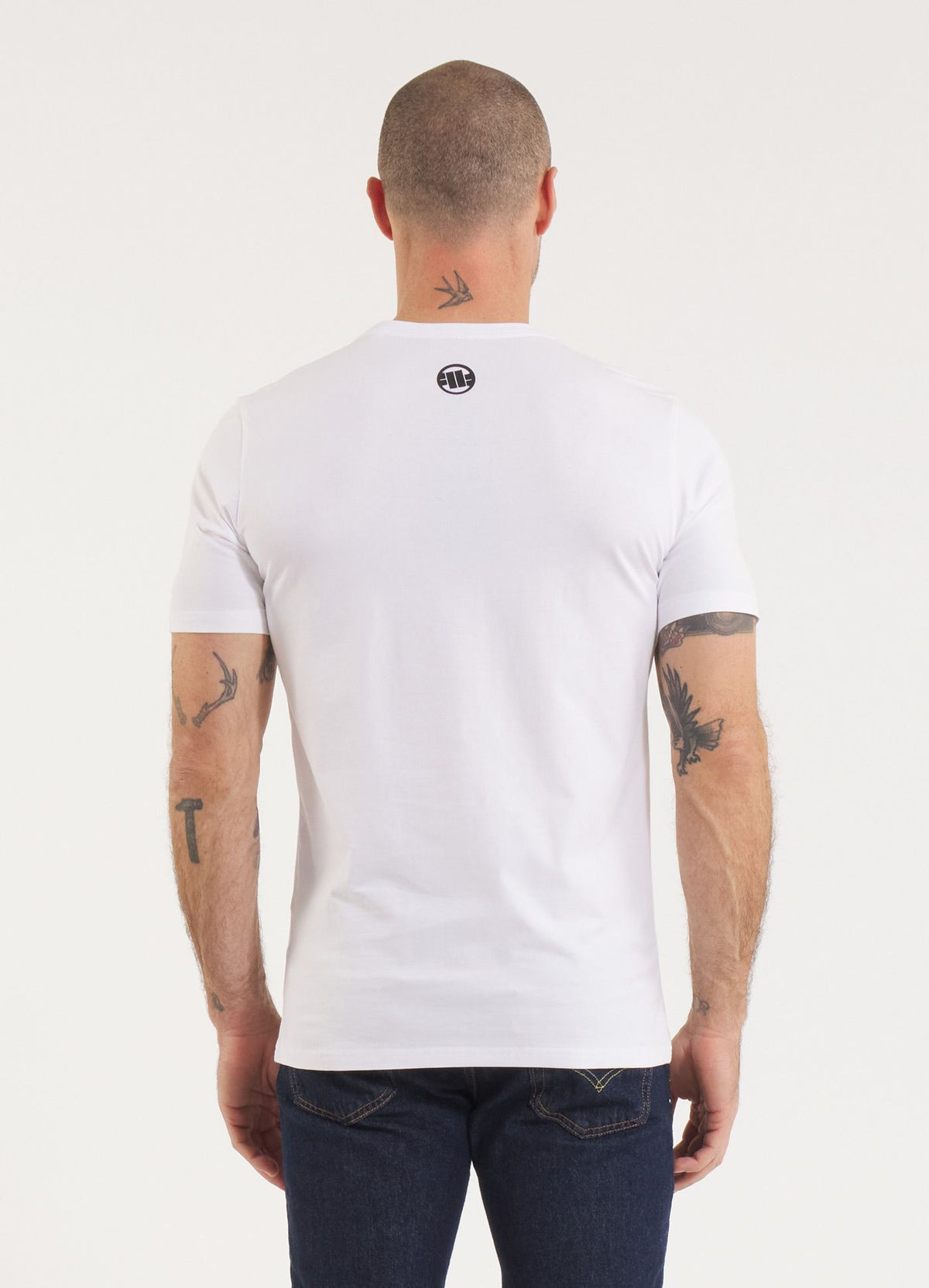 Men&#39;s T-Shirt Slim Fit Classic Boxing - White