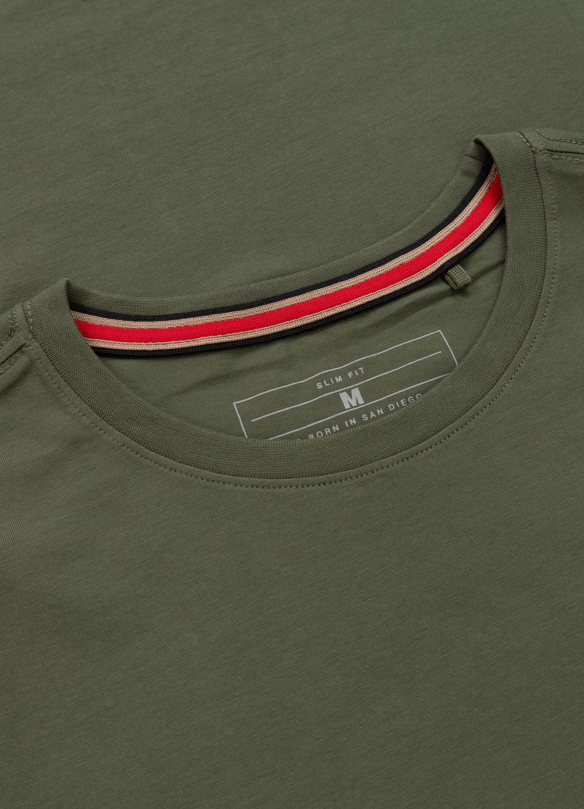 Men&#39;s T-Shirt Slim Fit NO LOGO - Olive