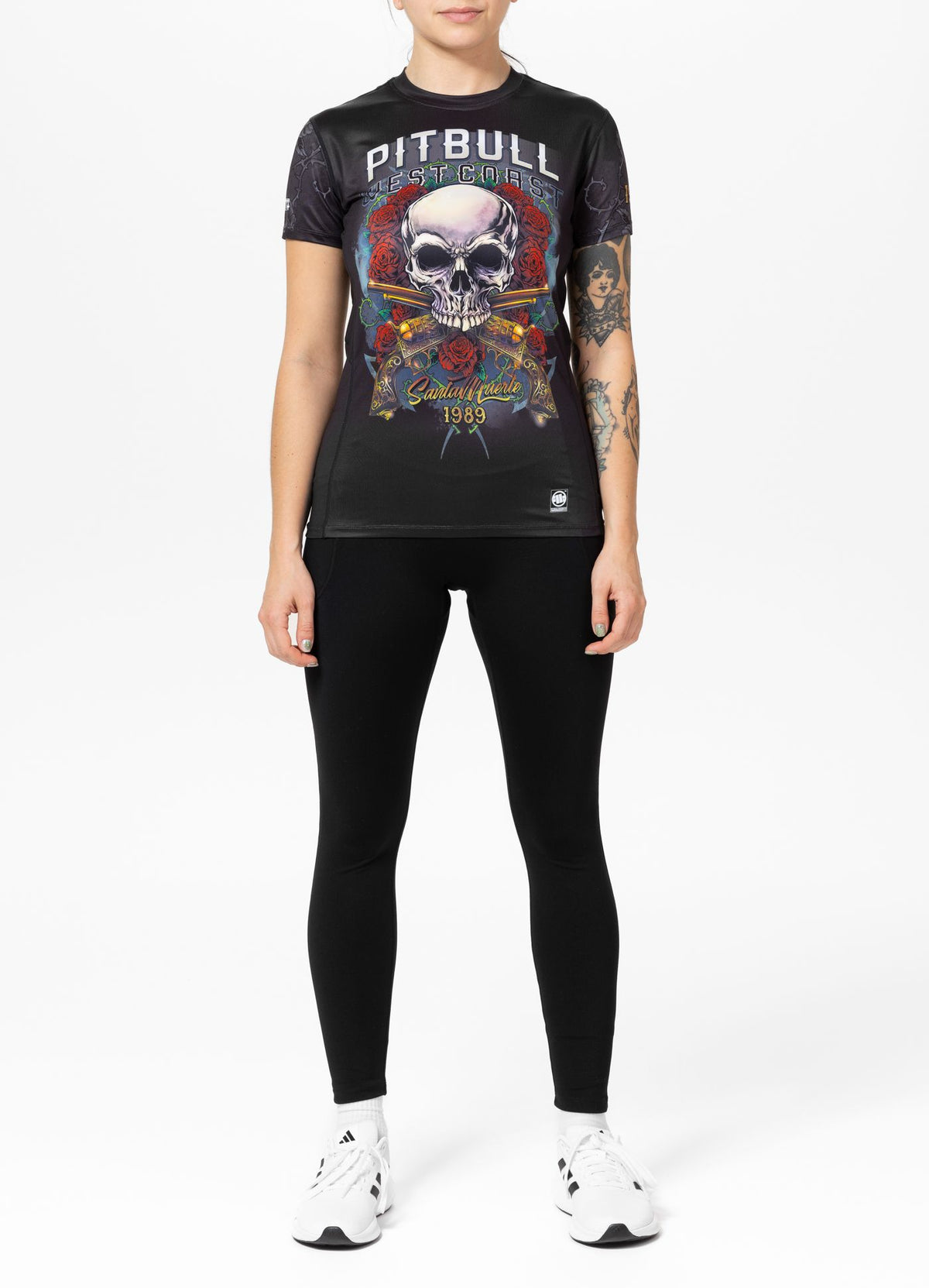 Women's sports shirt Mesh SANTA MUERTE