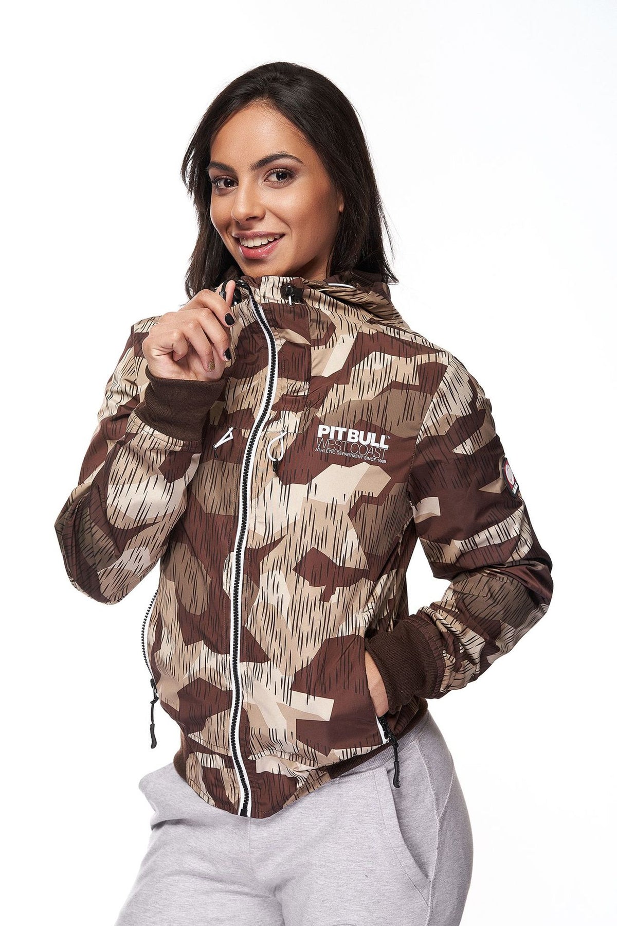 Women&#39;s transitional jacket Aaricia III Camo