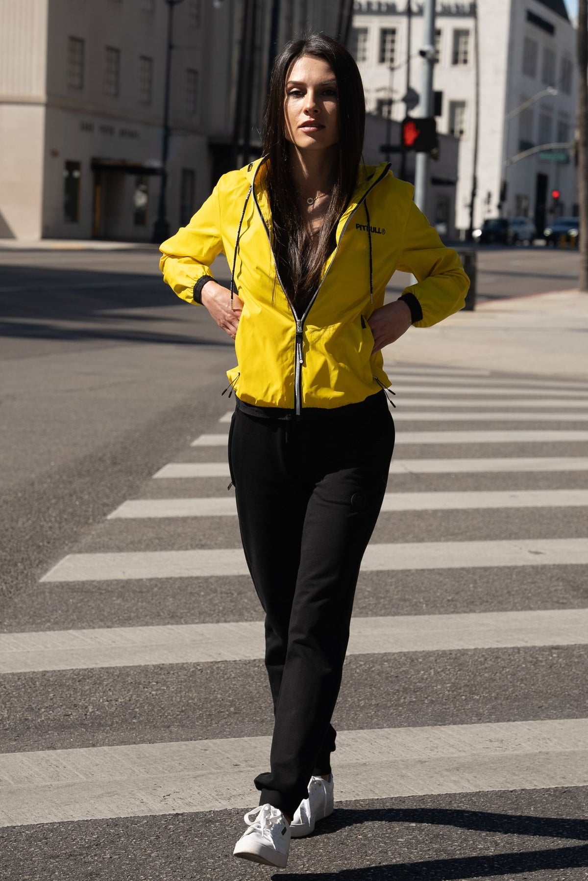 Women&#39;s transitional hooded jacket Dahlia