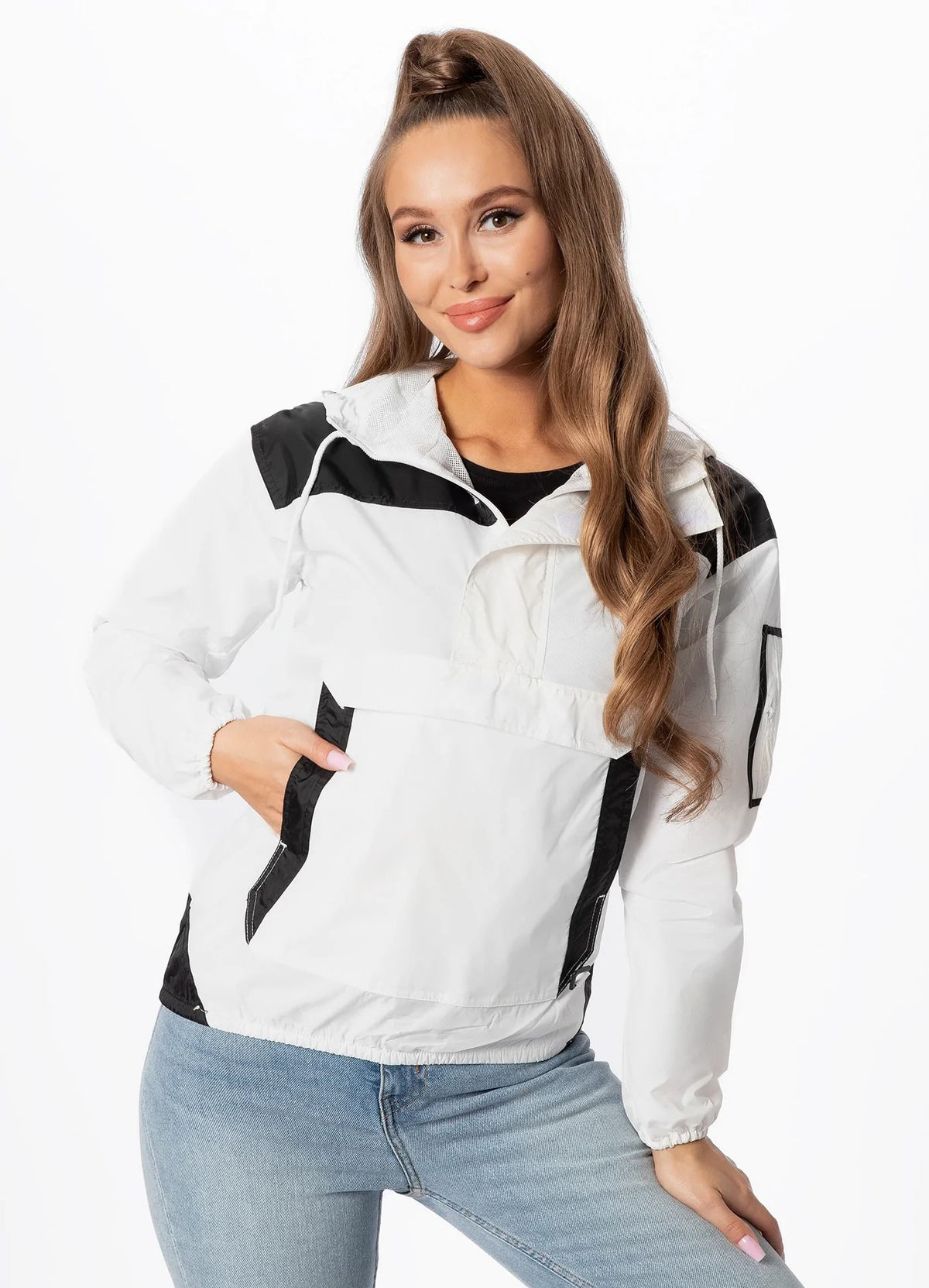 Women&#39;s kangaroo hooded jacket Terella