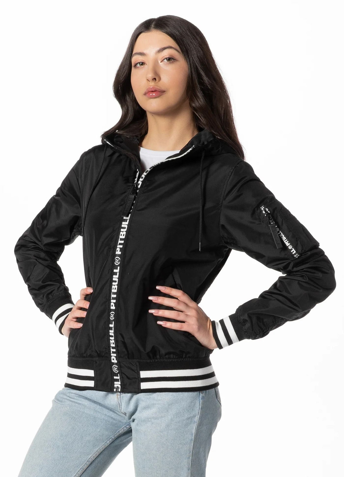 Women&#39;s transitional hooded jacket Overpark