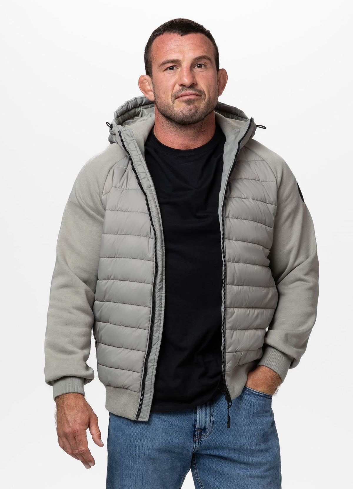PALOMAR Hybrid transitional hooded jacket
