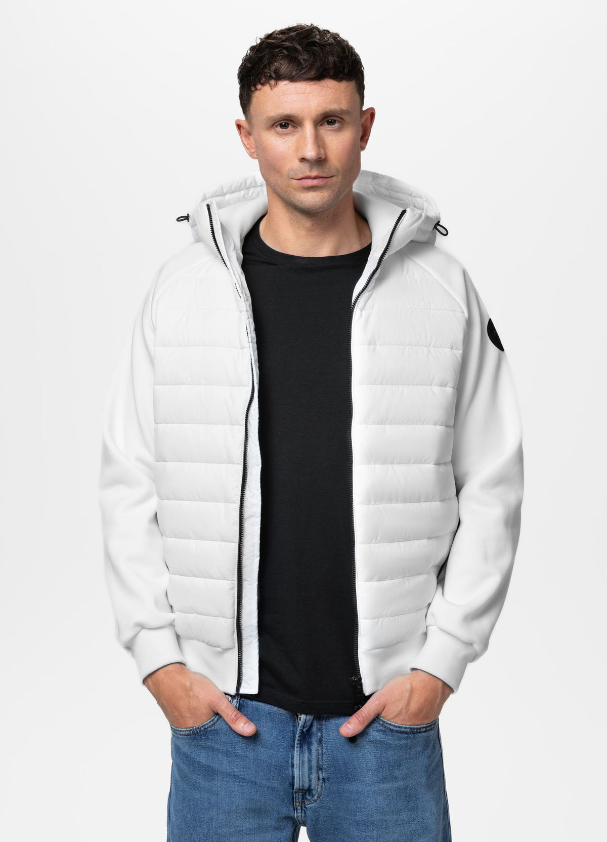 PALOMAR Hybrid transitional hooded jacket