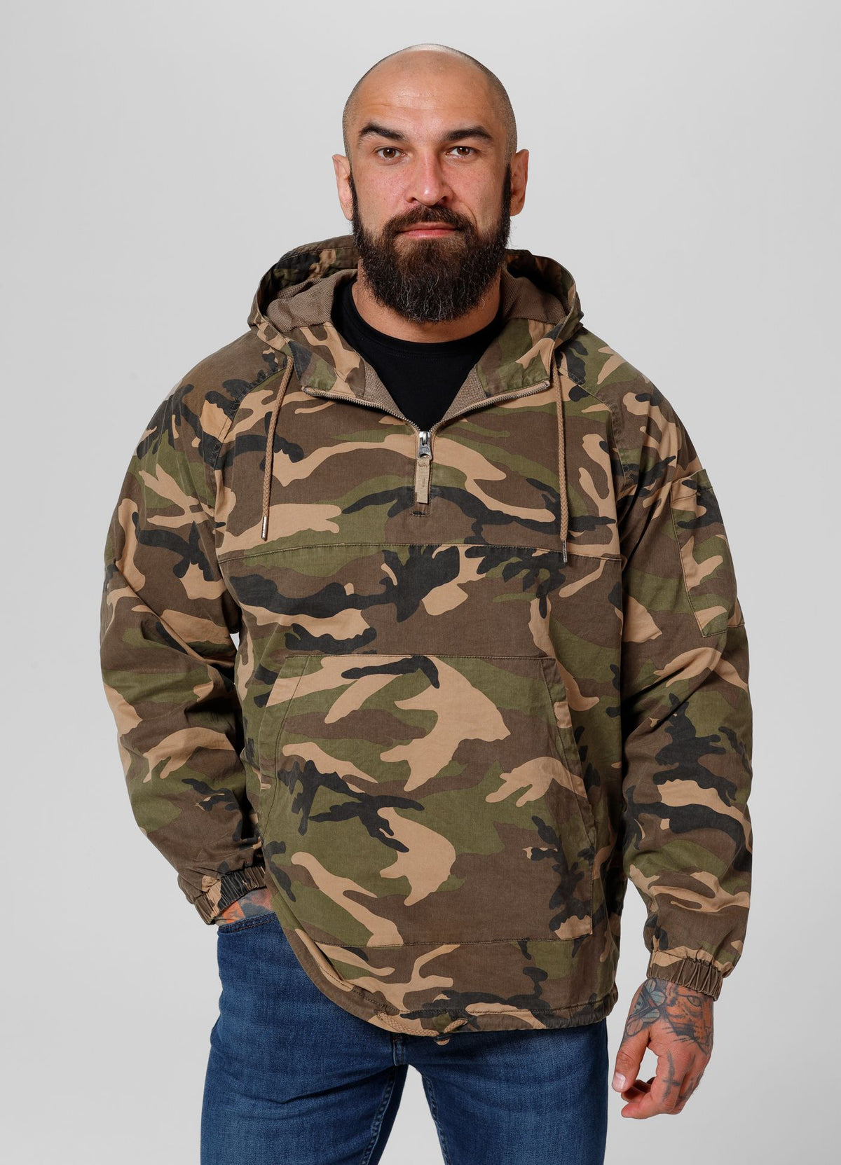 Bassmore Kangaroo hooded jacket